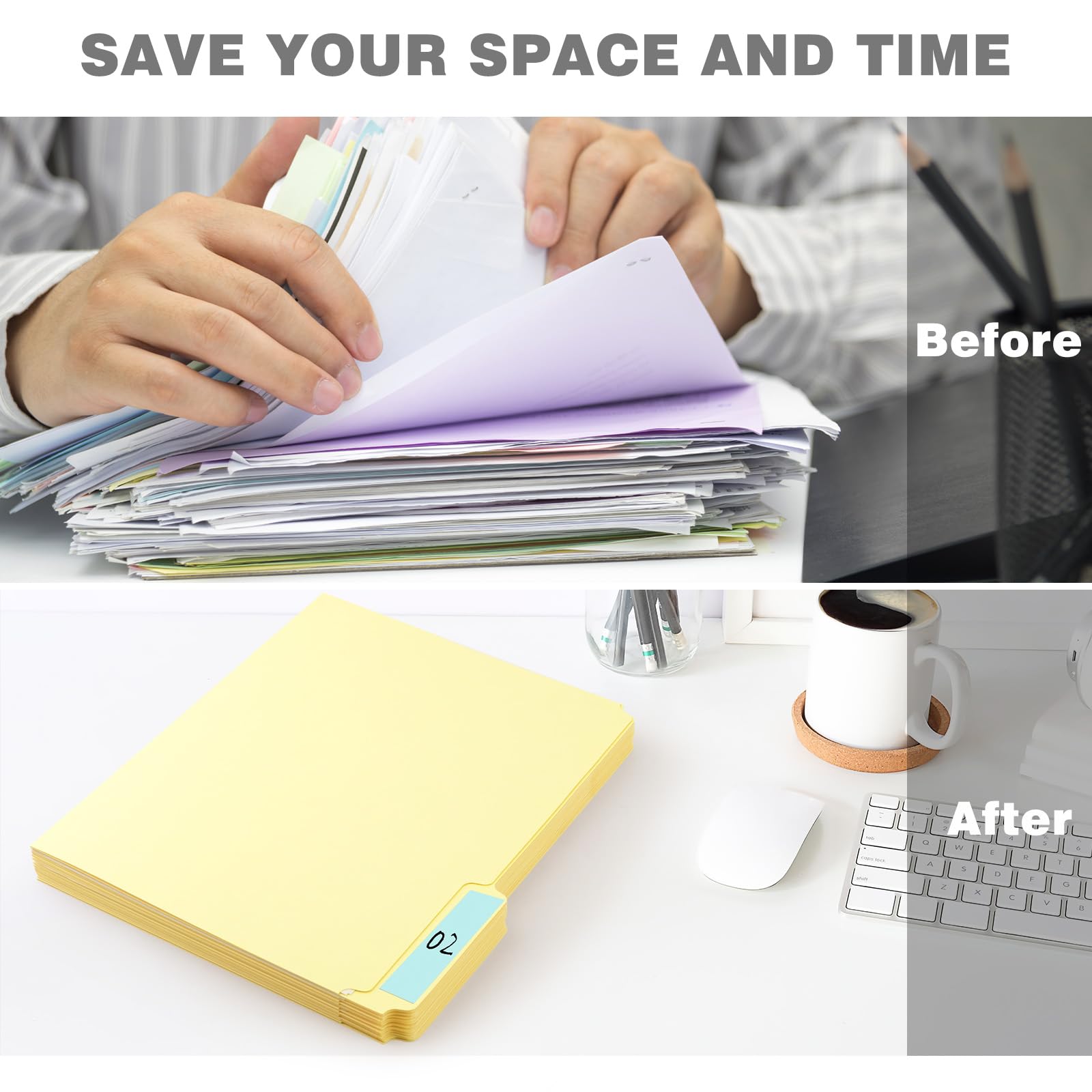 Lineco Archival Legal Size File Folders. Organize Important Documents, Prints, Photos. 9.5' X 14.75' With 1/3 Cut Tab, Acid Free, Lignin Free Light Tan 10 Pt. Perma/Dur Folder Stock. Pack Of 100