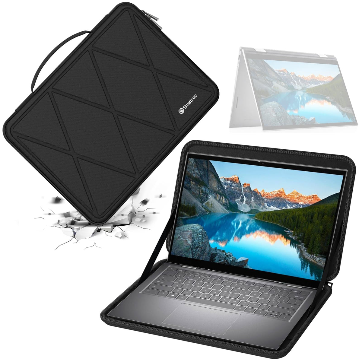 Smatree Hard EVA Protective Sleeve Case Compatible for 14 inch DELL Latitude 5430/5440, for DELL Latitude 5430 Chromebook or 2-in-1 Notebook Sleeve Bag (Not for Latitude 5430 Rugged! ! !) (X8258)