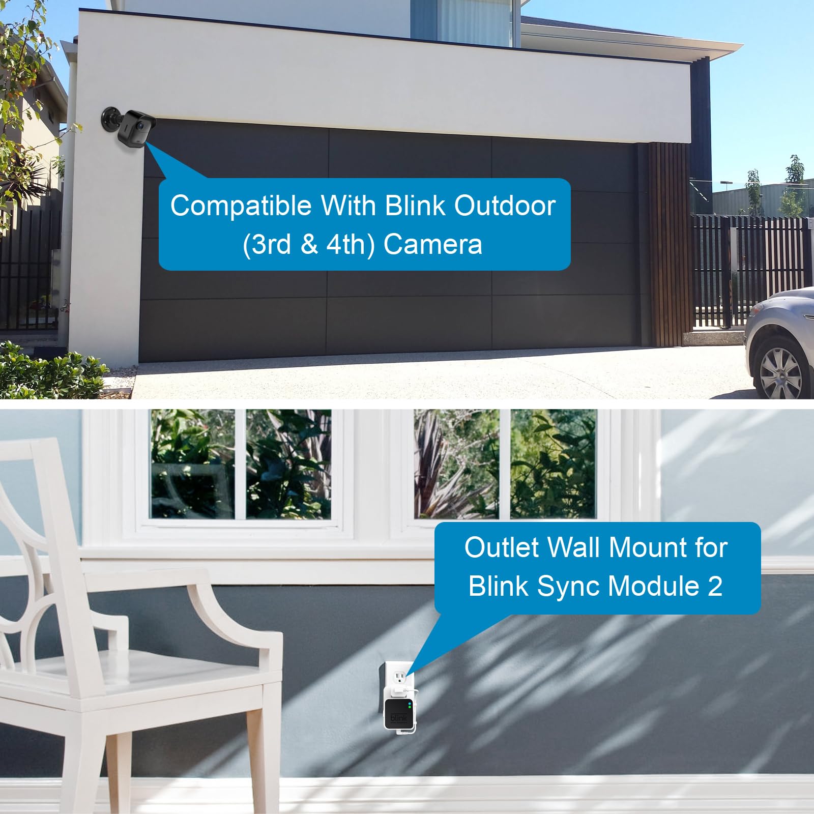 Zortwury Wall Mount For Blink Outdoor 4 (4Th Gen & 3Rd Gen), 5 Pack Weatherproof Protective Housing And 360 Adjustable Mount Wit