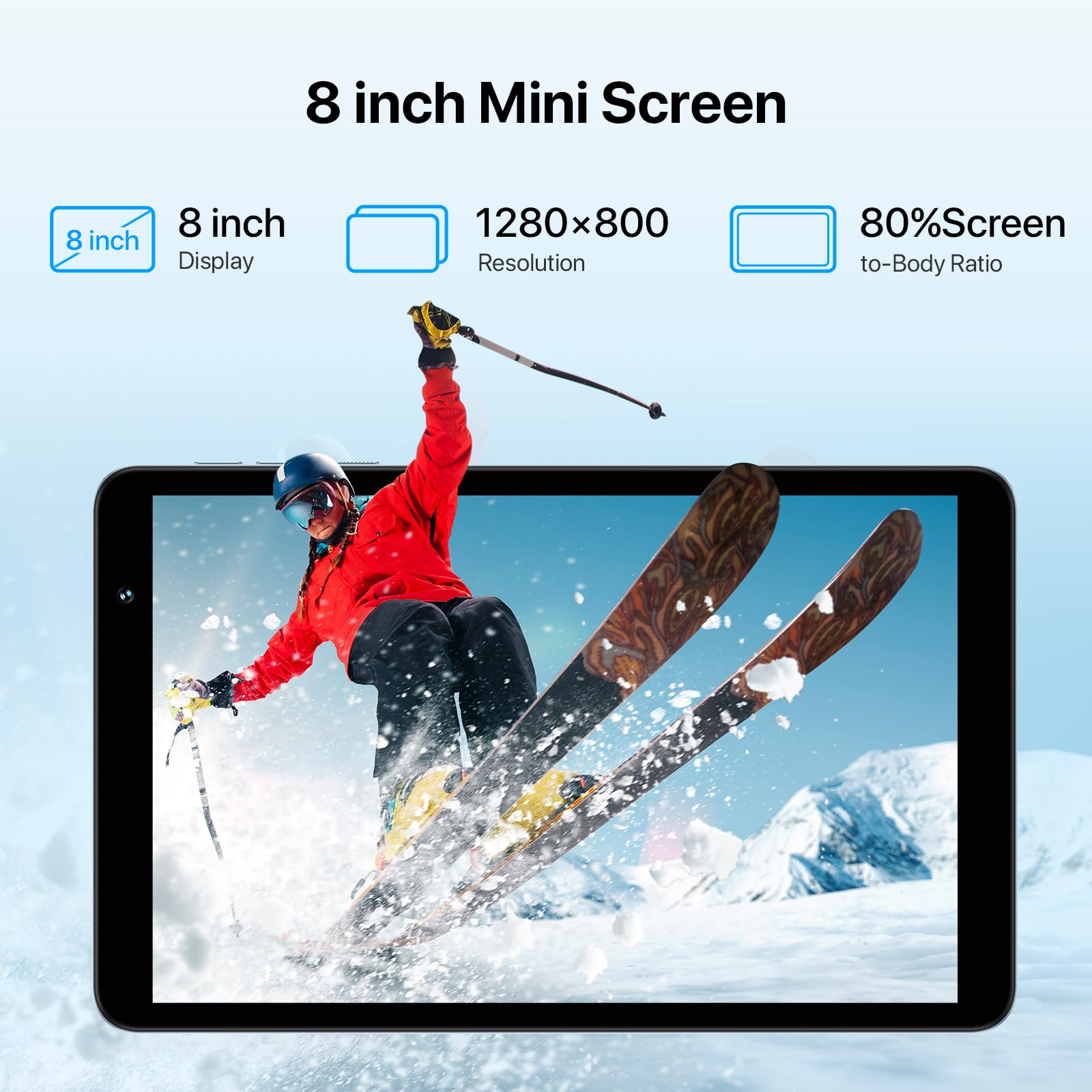Umidigi G1 Tab Mini Android 14 New Tablet 2024, 7(3+4)Gb+32Gb 1Tb Expand, Wi-Fi 6 Model, 8 Inch Tablet With Quad-Core Processor