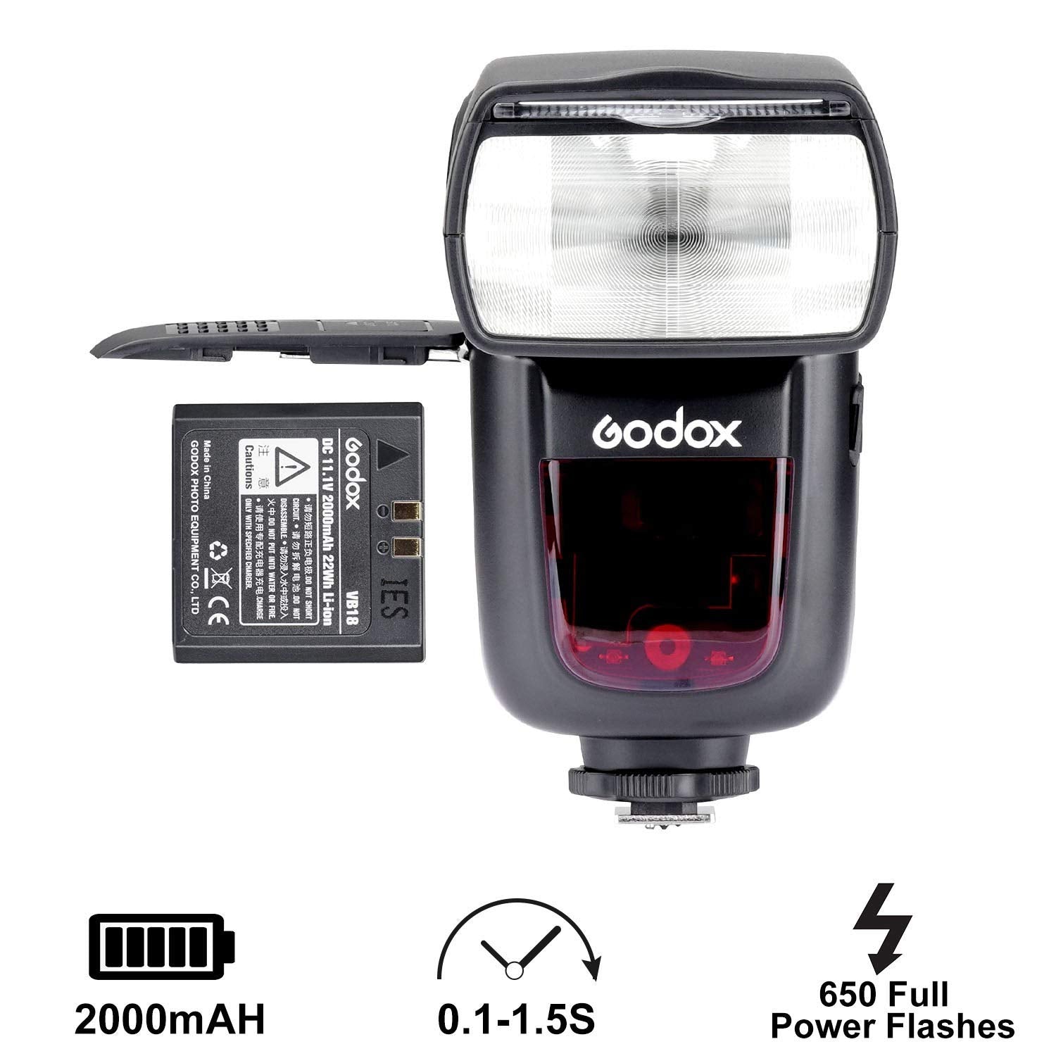 Godox V860Ii-S Kit Hss 1/8000S Gn60 2.4G Ttl 1.5S Recycle Time Li-Ion Battery Camera Flash Speedlite Light Compatible For Sony C