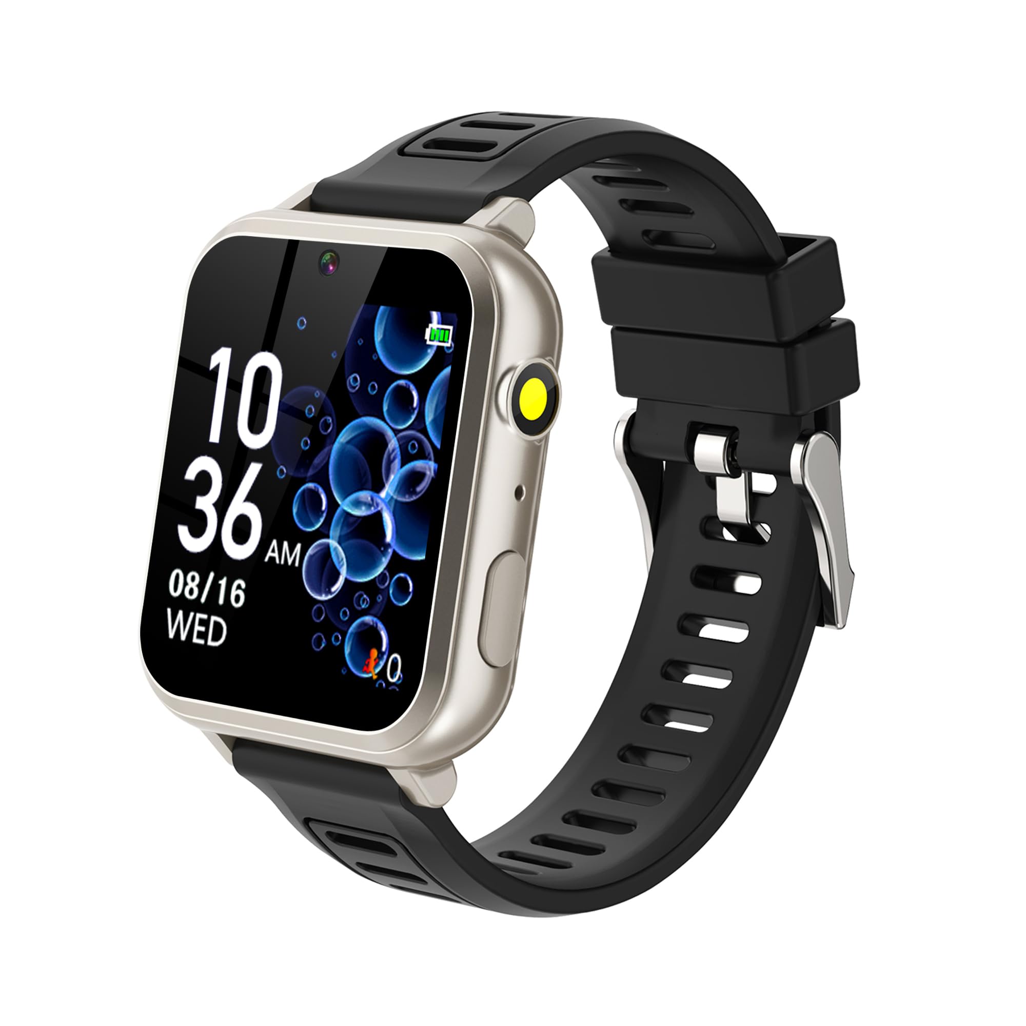 Kids Smart Watch Boys With 24 Puzzle Games Hd Touch Screen Camera Music Player Pedometer Alarm Clock Calculator Flashlight 12/24