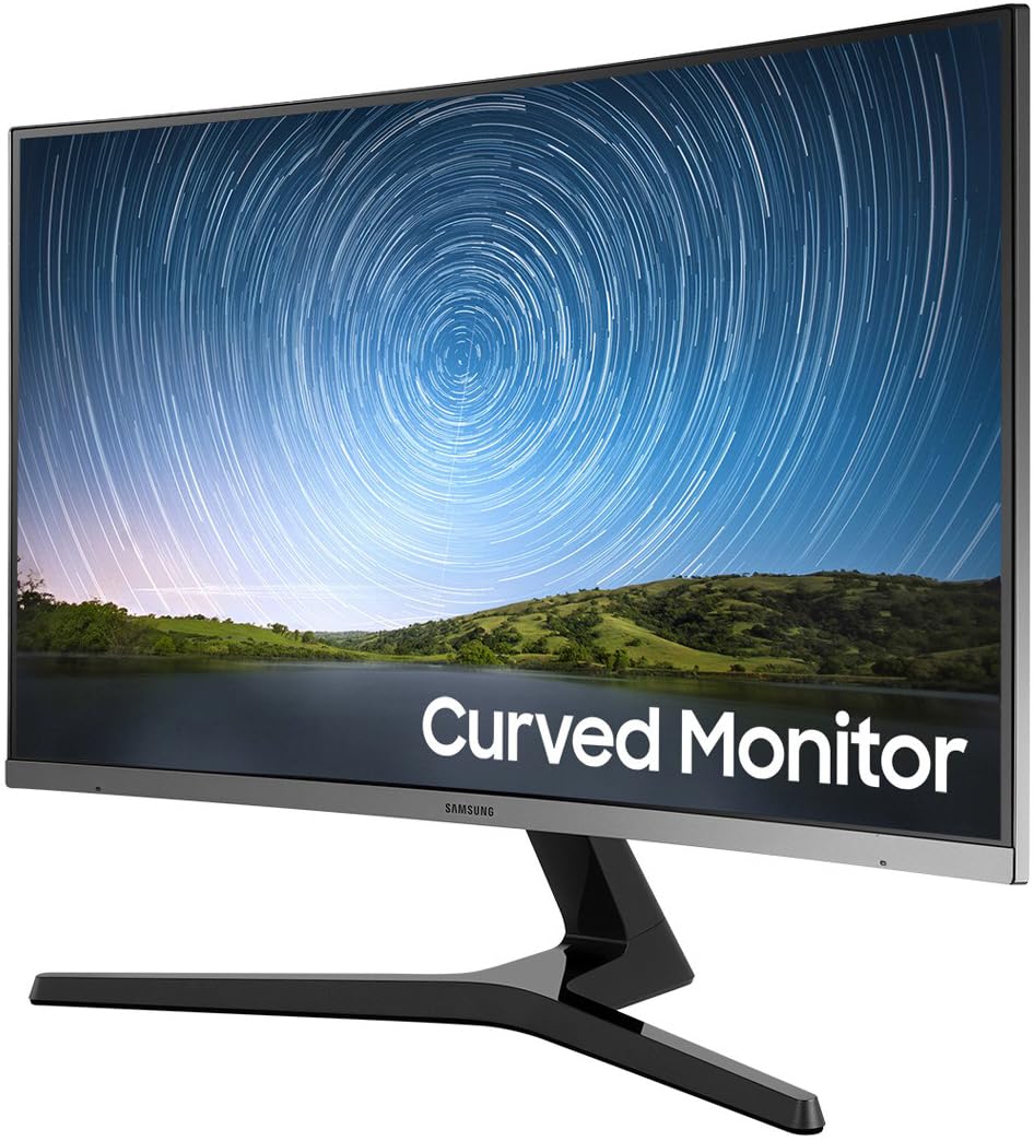 Samsung Cr50 27 Curved Monitor With Fhd Va Display, Amd Freesync, Low-Blue Light Mode, Adjustable Tilt, Vesa Mount, Hdmi 1.4, &