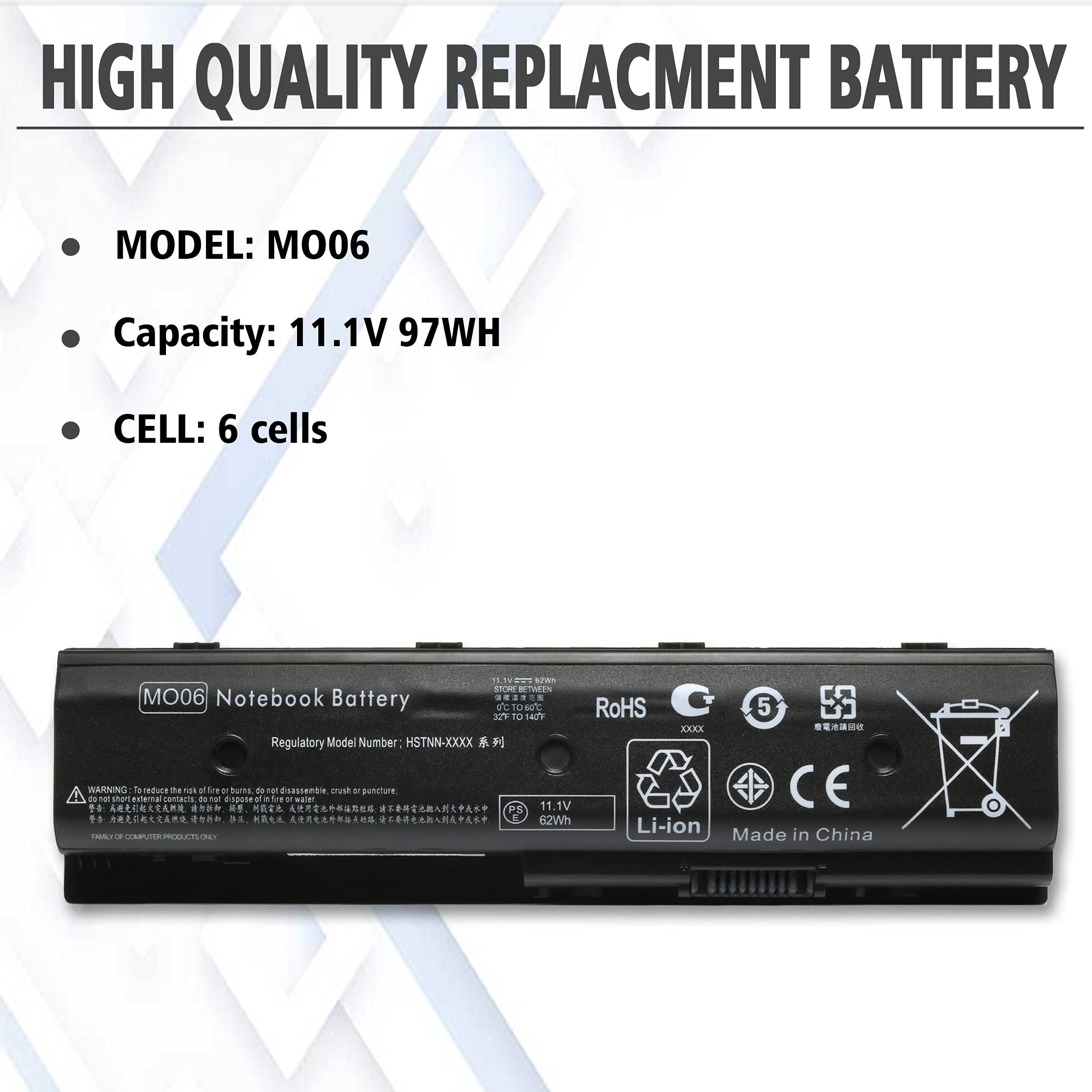 Baj Mo06 Mo09 671731 001 Laptop Battery For Hp Envy M6 1045Dx M6 1035Dx M6 1125Dx Pavilion Dv4 5000 Dv6 7000 Dv6 7014Nr Dv7 7000