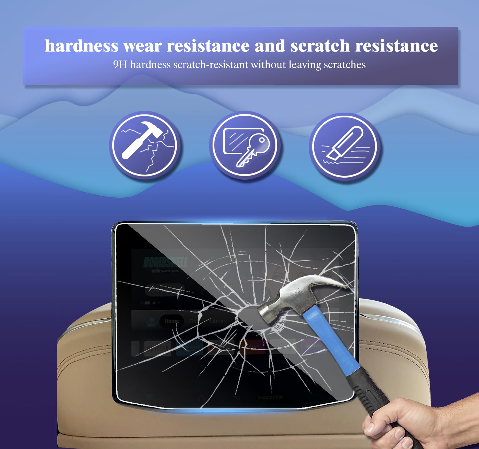 3Pcs For 2024 Grand Cherokee Screen Protector For 2024 Jeep Grand Cherokee Accessories 2022 2023 2024 Jeep Grand Cherokee Naviga