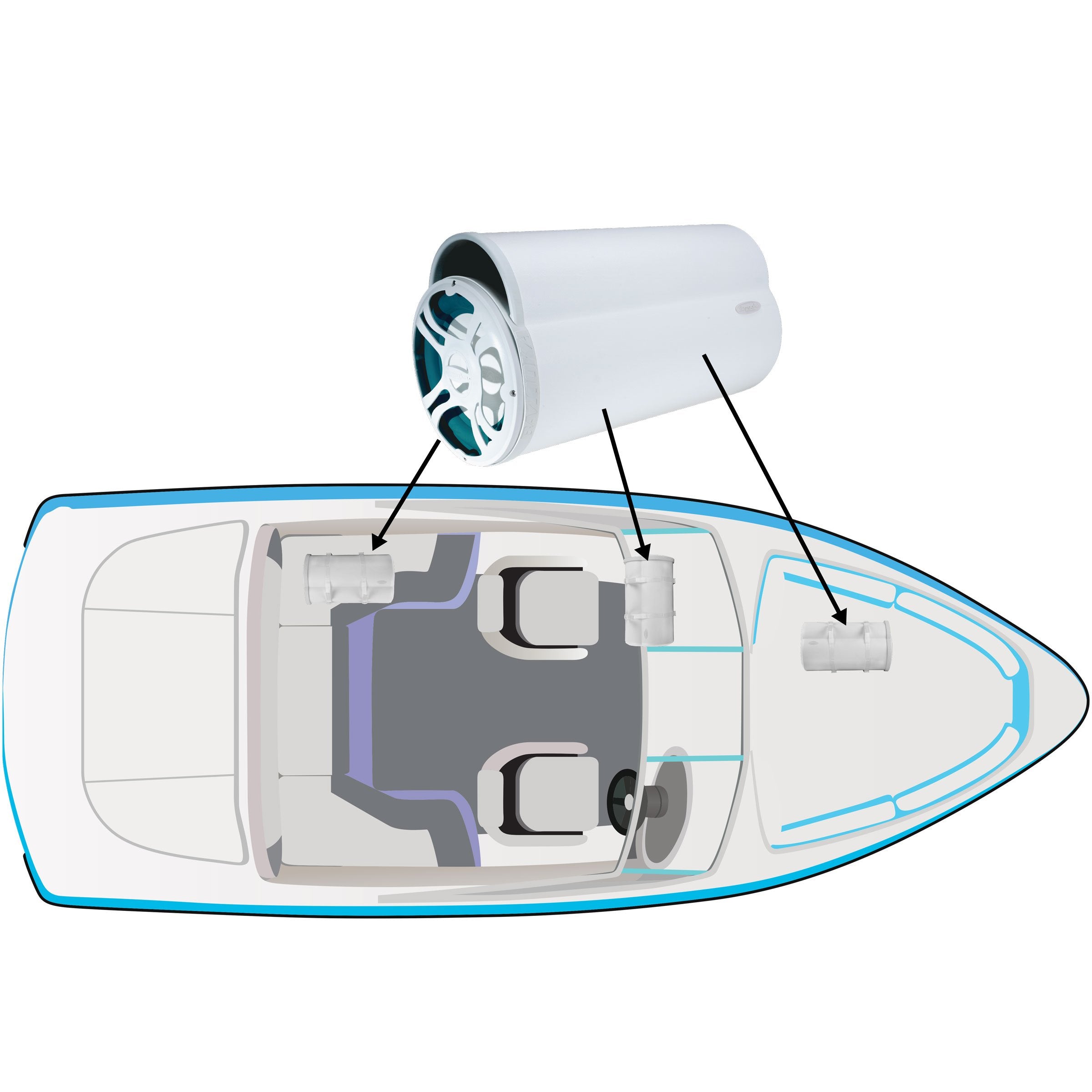 Bazooka Mbt8014 8-Inch 4-Ohm Marine