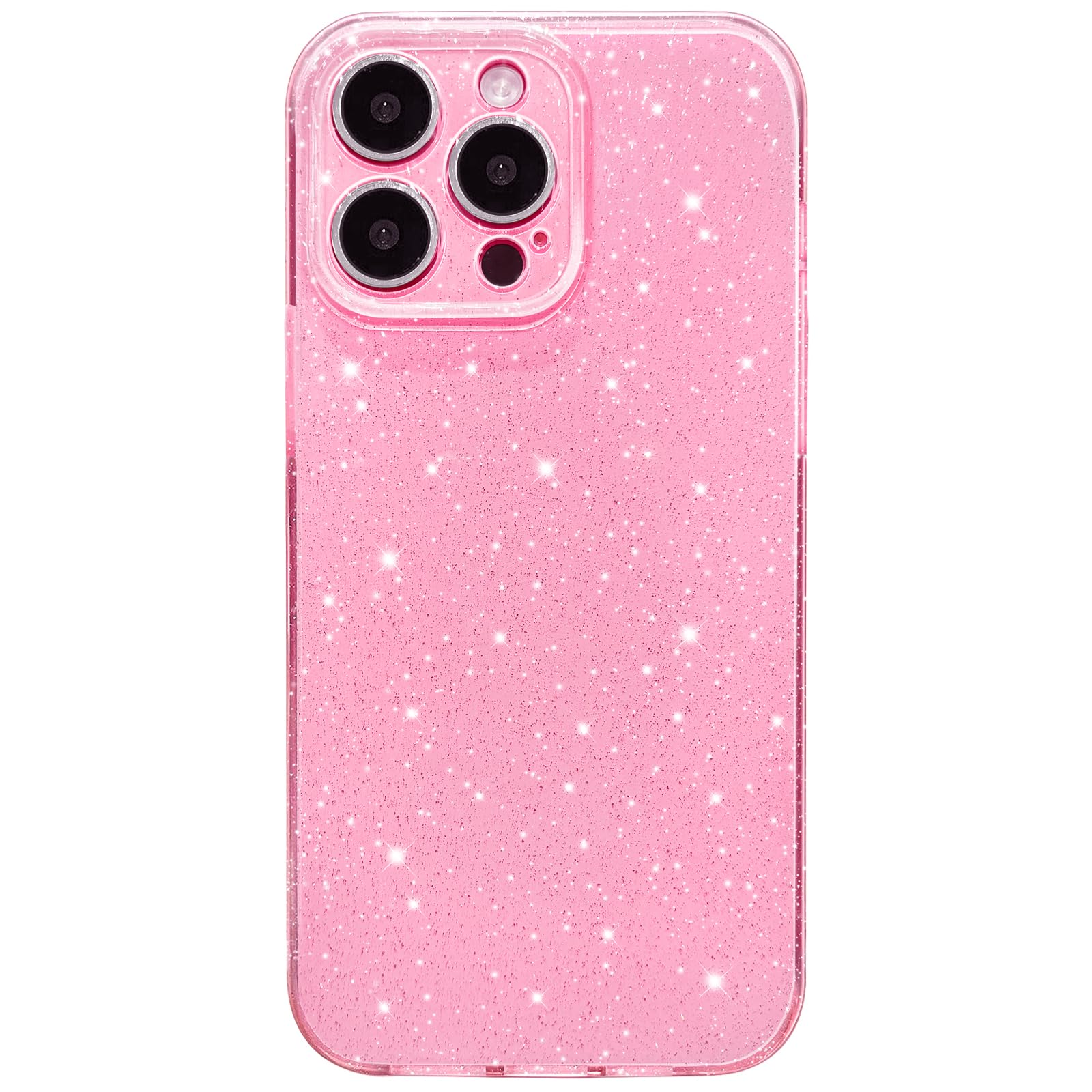 Hython Case For Iphone 12 Pro Max Case Glitter Cute Sparkly Shiny Bling Sparkle Phone Cases 6.7'', Thin Slim Fit Soft Tpu Bumper