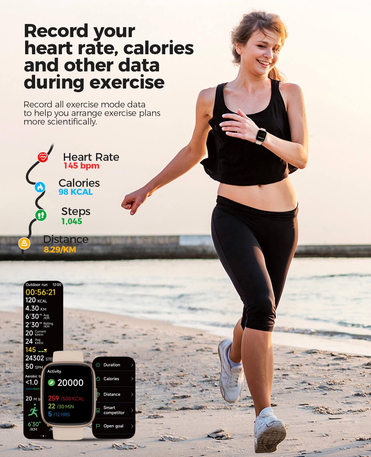 2024 Smart Watches For Women, Ip68 Waterproof, Alexa Built In 1.83' Hd Diy Dial With Heart Rate, Blood Oxygen, Sleep, 100 Sport