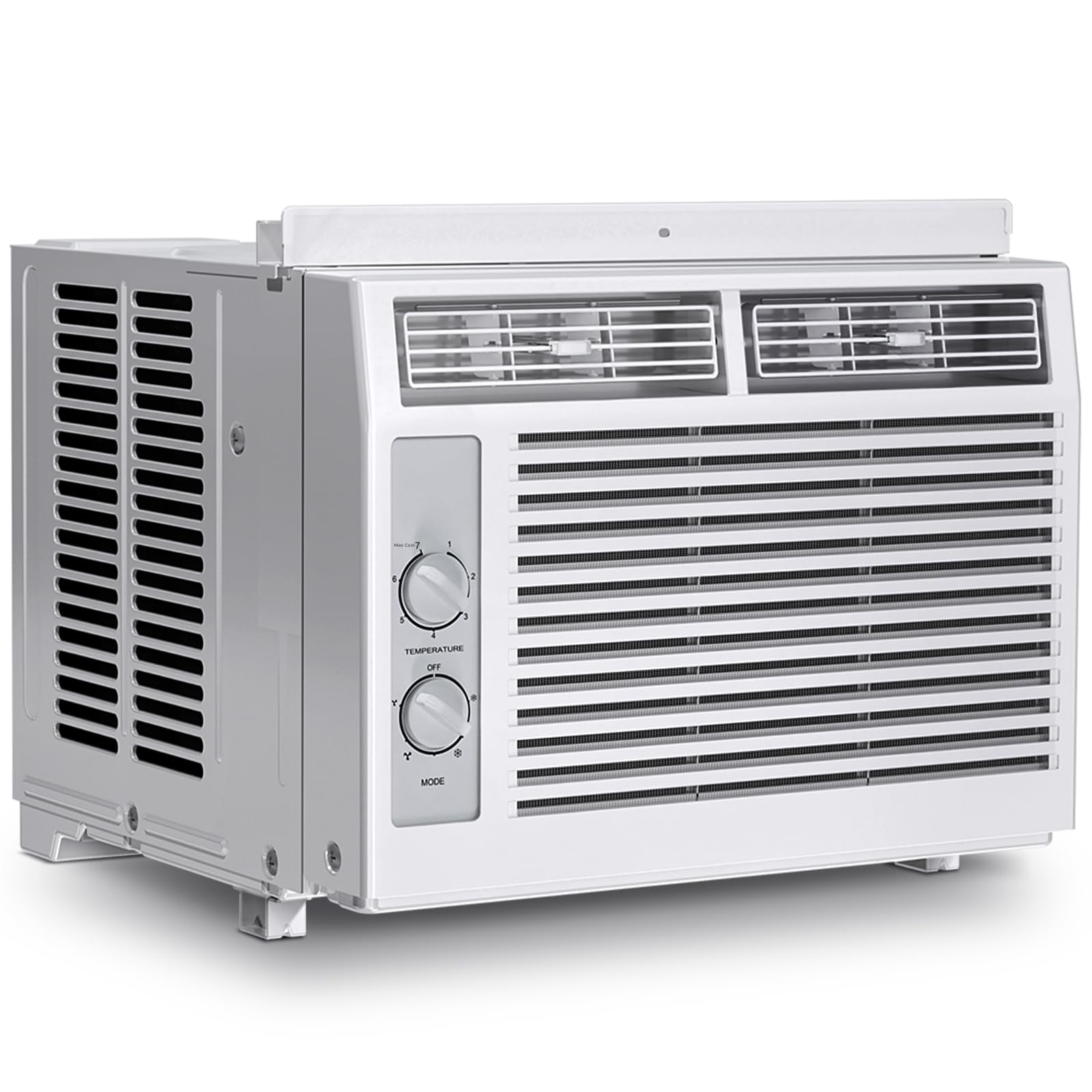 Electactic Window AC Unit, 10000 BTU Window Air Conditioner, Cool Rooms up to 450 Sq.Ft., 6-in-1 Modes,24H Timer, Energy Saving,