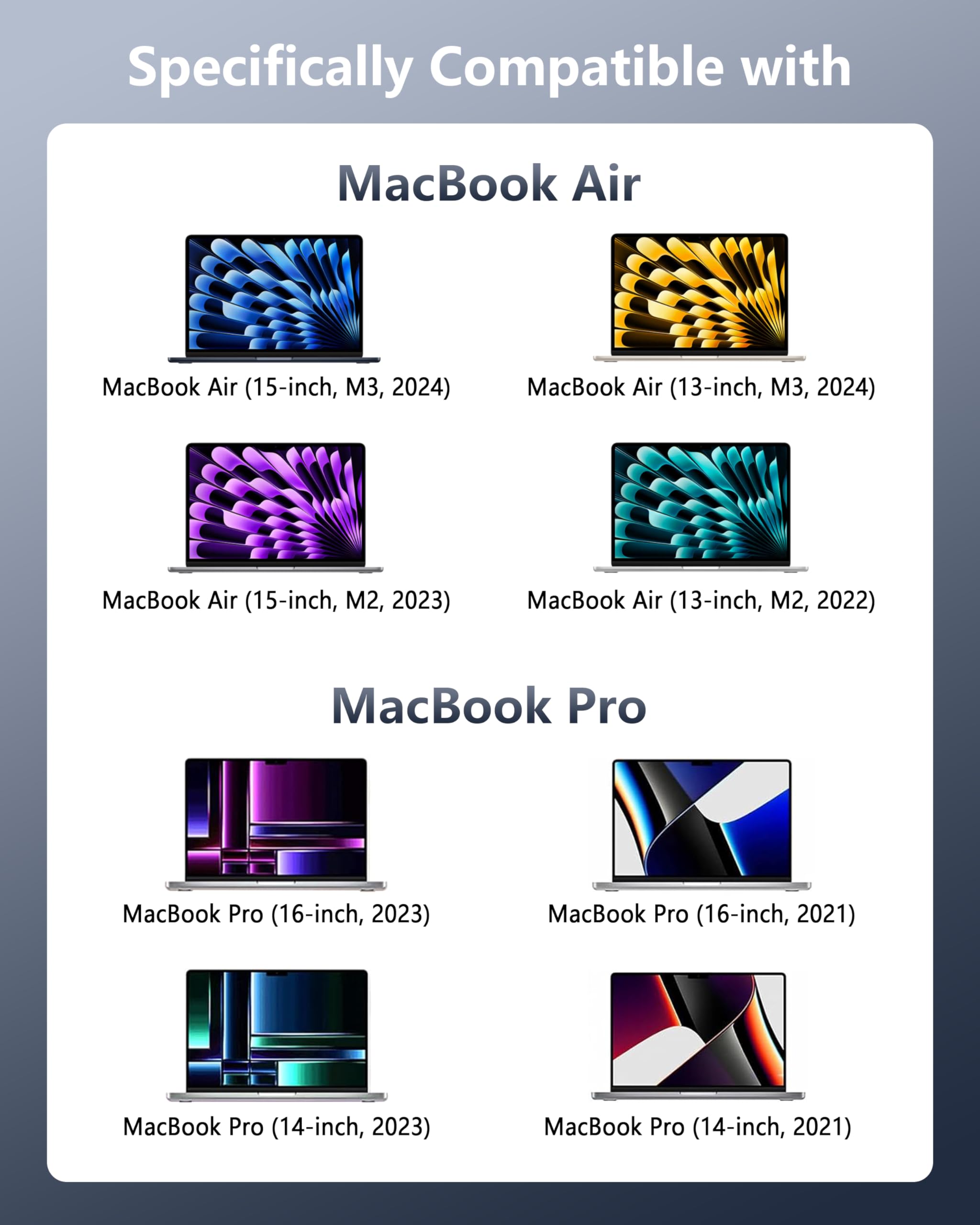 Derlulu Usb-C To Magnetic 3 Fast Charging Cable (2 M/6.6 Ft), Usb C Cable Compatible With Macbook Air (15/13 M3 2024, 15 M2