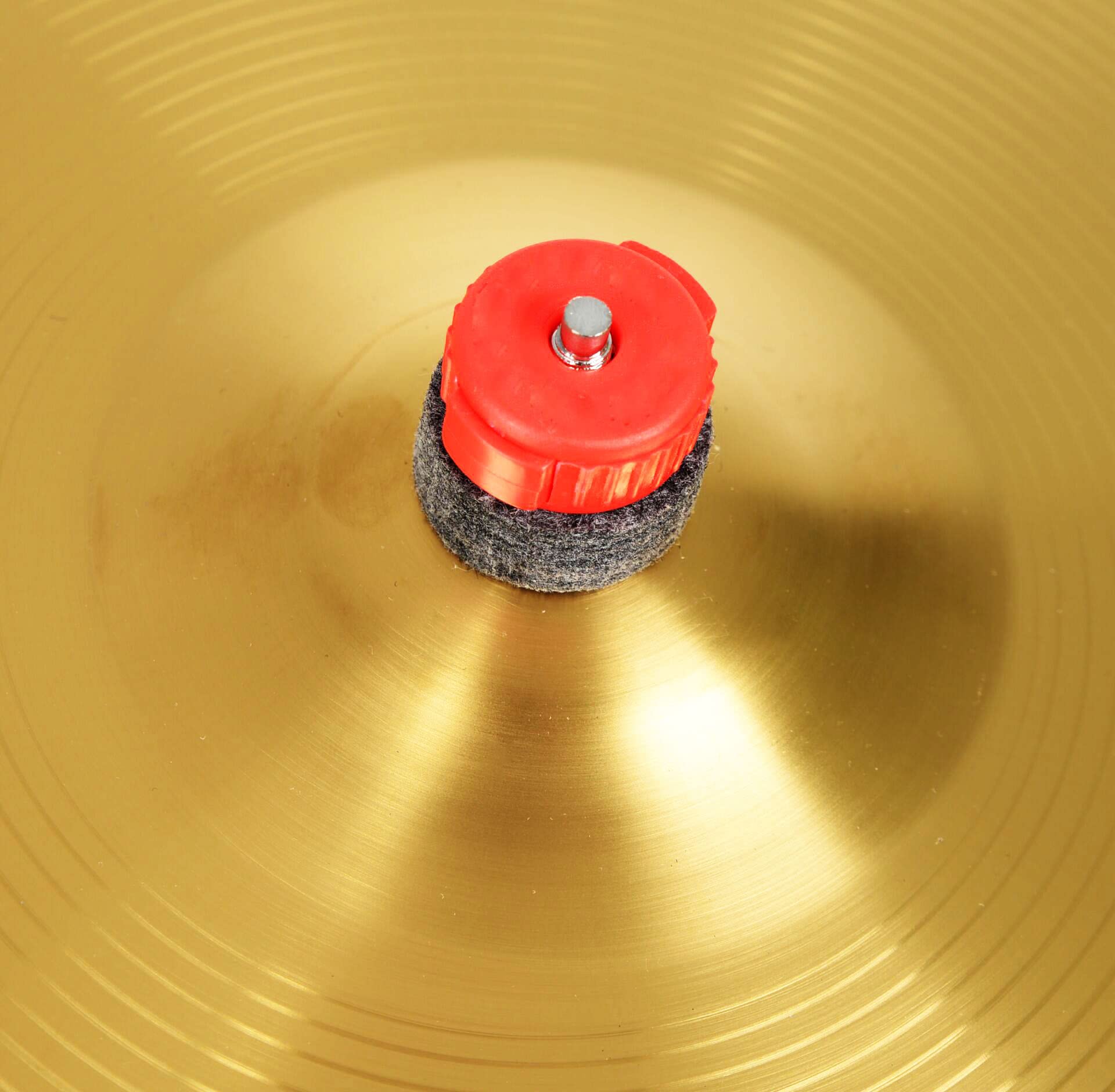 Jiayouy 12Pcs Cymbal Hi Hat Stands Accessory With 40Mm Cymbal Washer Cushions Cymbal Sleeves Quick Set Cymbal Nut (Red)