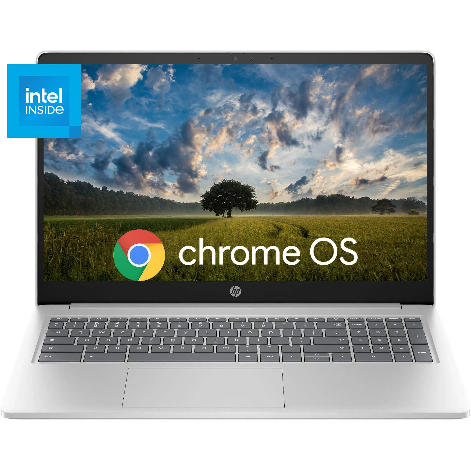 Hp Chromebook 15.6 Inch Laptop, Ultra Light Business Laptop, Intel Processor N200, 8Gb Lpddr5 Ram, 64Gb Emmc, Intel Uhd Graphics