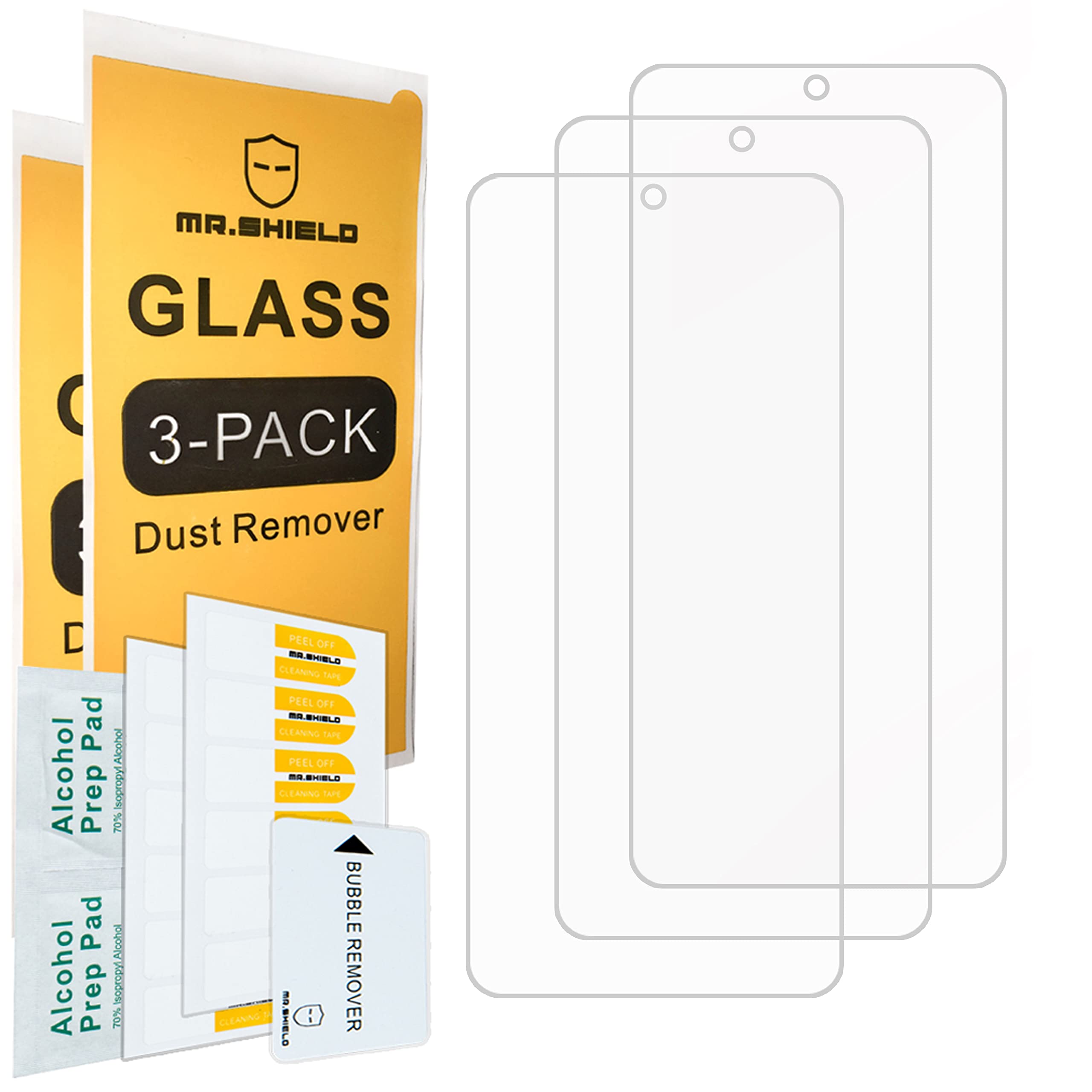 [3 Pack] Mr.Shield Designed For Samsung Galaxy A51 / Galaxy A53 5G / Galaxy A52/A52 5G [Tempered Glass] [Japan Glass With 9H Har