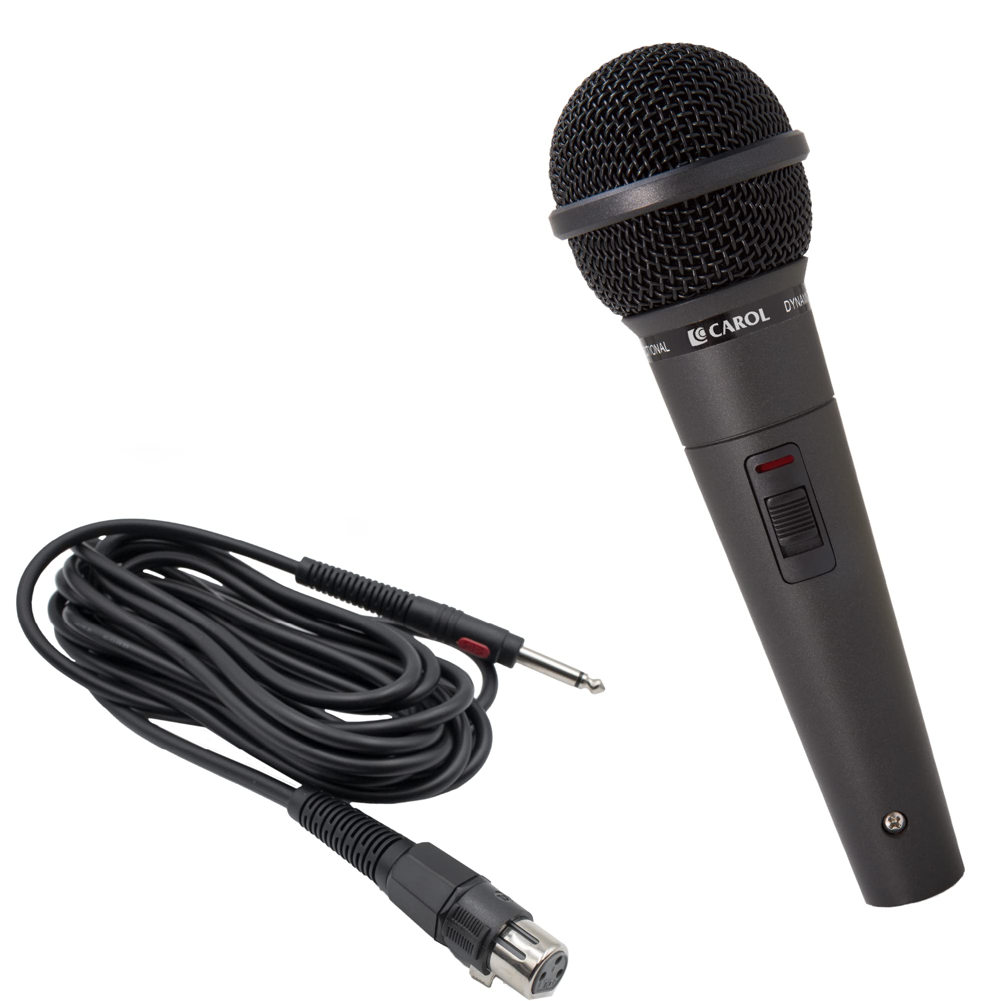 Carol Dynamic Microphone Gs 56 Unidirectional Vocal For Presentation & Home Studio,With Cardioid, Shock Absorber Effect, Reduce