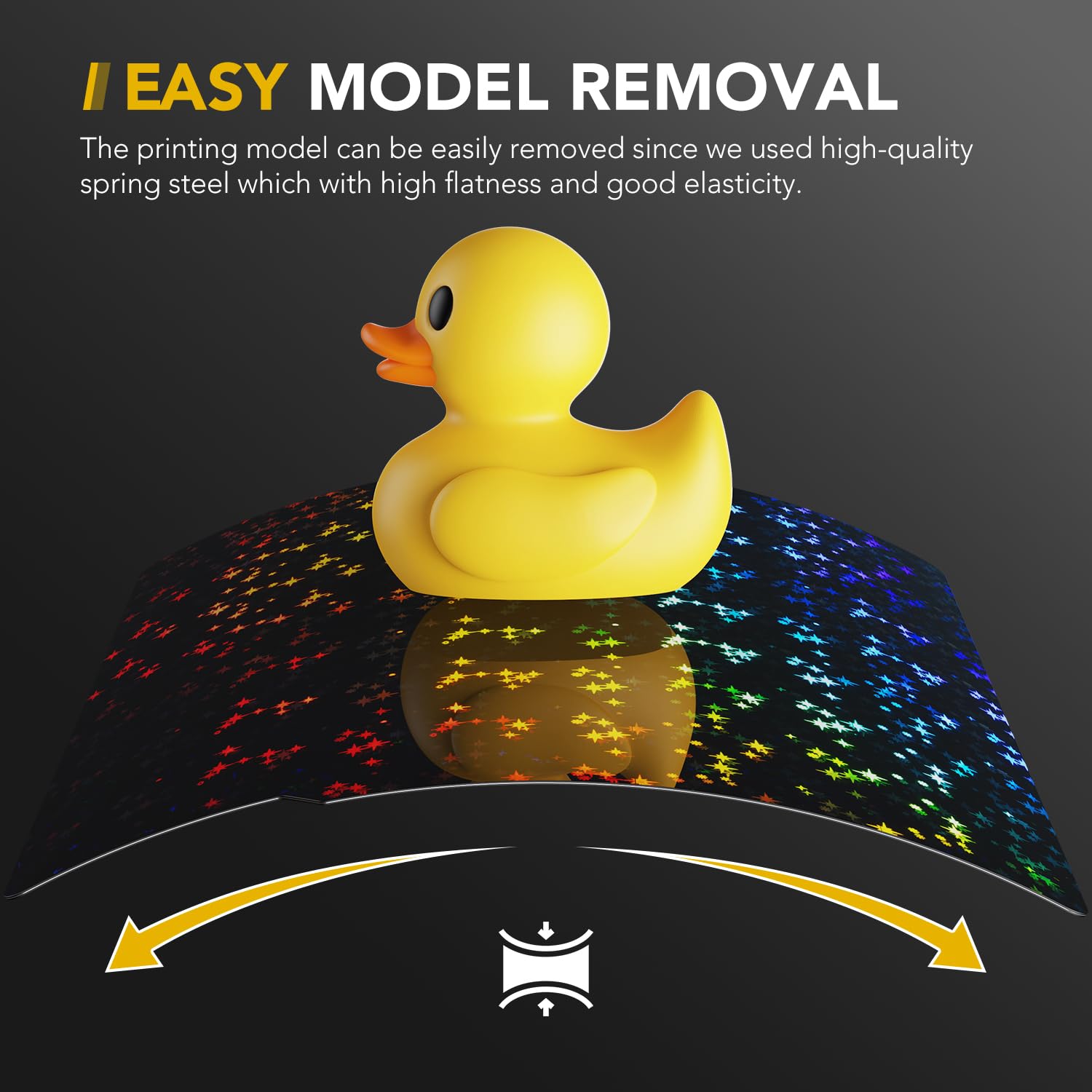 Vokelater 3D Printer Build Plate Pey Sheet For Bambu Lab X1/X1C/X1E/P1P/P1S/A1, Four Point Star + Circle Dual Texture 257X257Mm,