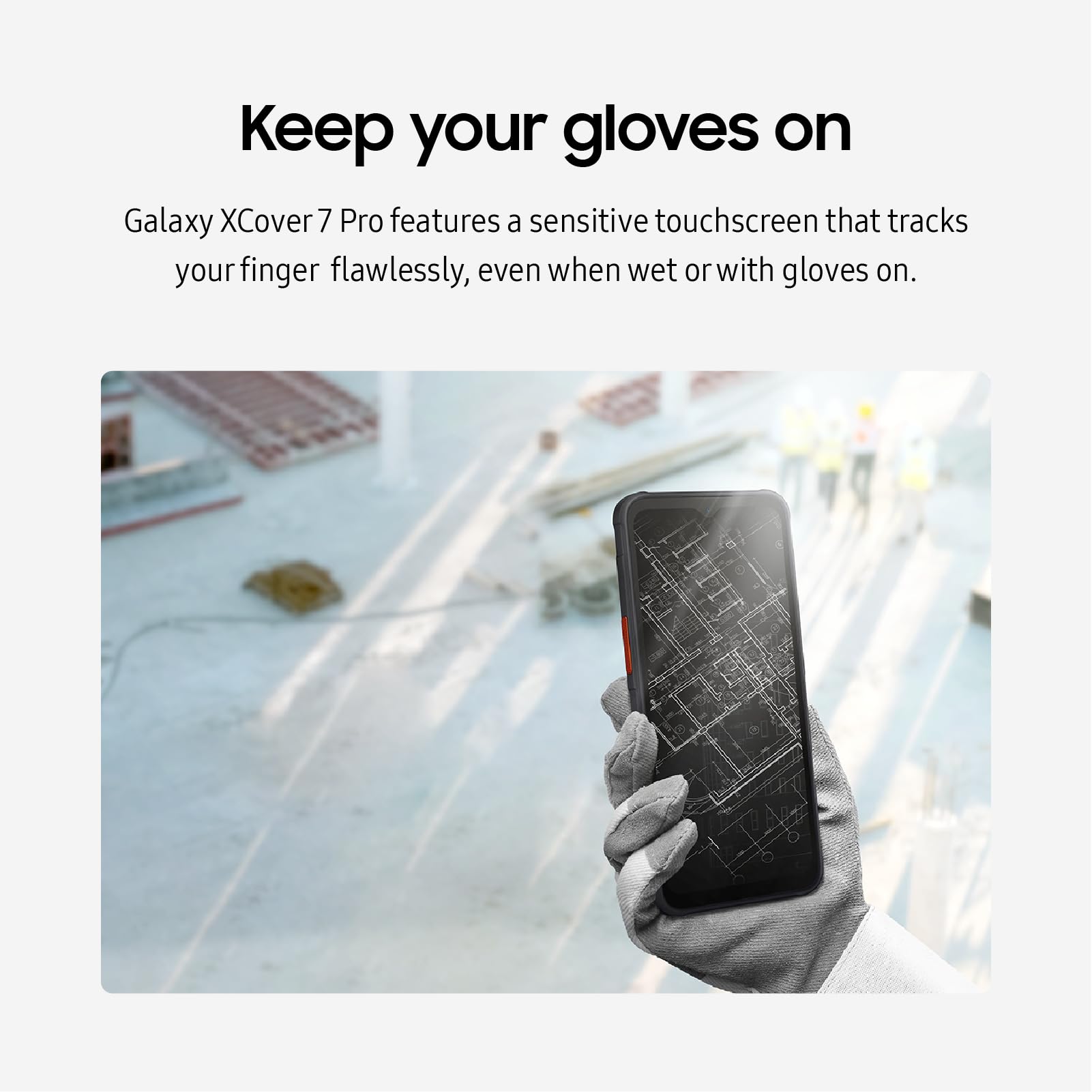 Samsung Galaxy Xcover7 Pro 5G And Wi-Fi 6E | Rugged (Ip68 Rated) Unlocked (Verizon, At&T, T-Mobile, Us Cellular) | Dual Sim (1 N