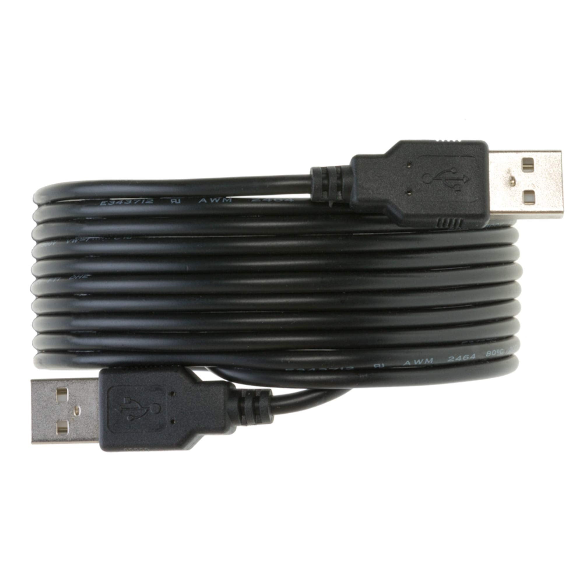 Usb 2.0 Type Cable A Male To A Male Black/White 3Ft, 6Ft, 10Ft, 15Ft (10Ft, Black)