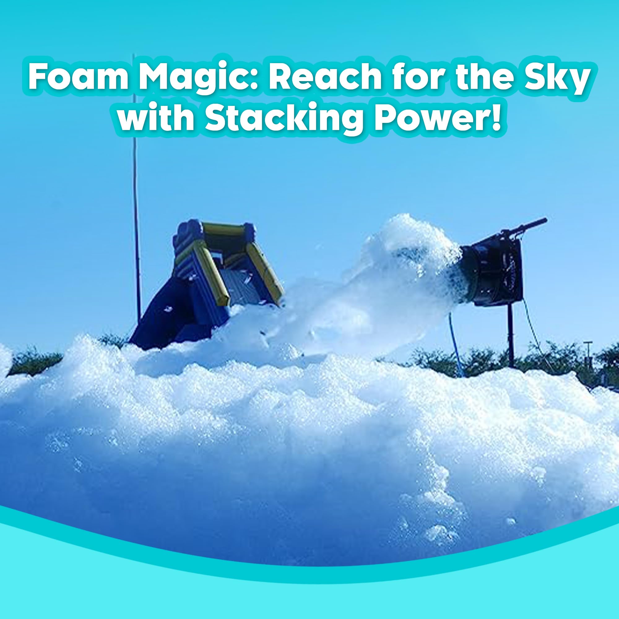 Foamdaddy Foam Machine Solution: Ultimate Party Refill For Foam Parties-Makes 800 Gallons Of Foam,Outshines Powder, Ideal For Fo