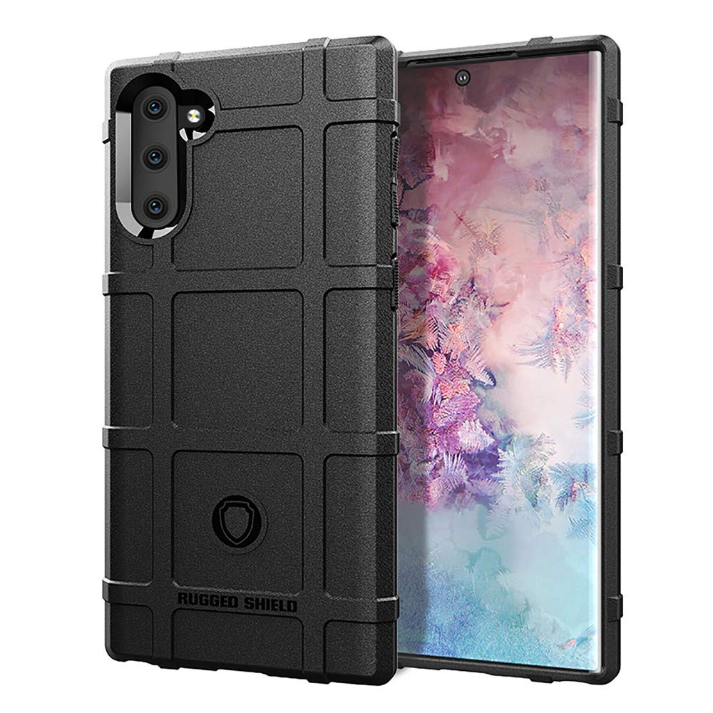 Ego Tactical Rugged Shield Brand Solid Color Tpu Phone Case For Samsung Galaxy Note 10   Black
