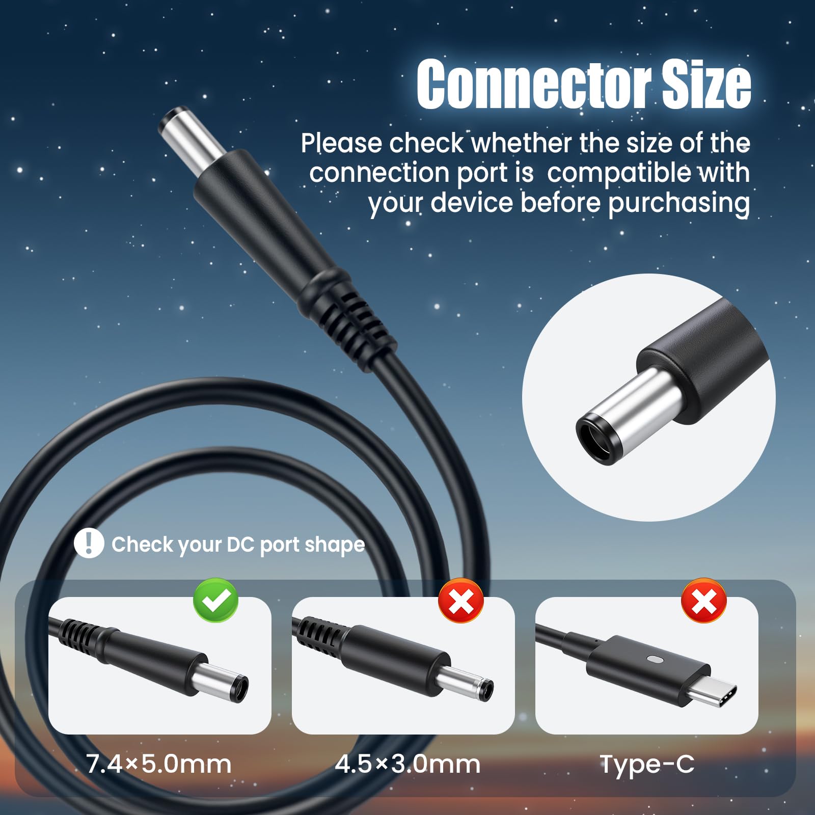 90W Power Supply Cord Charger Adapter For Hp Pavilion Dv4 Dv6 Dv7 G50 G60 G60T G61 G62 G72 2000;Elitebook 8460P 8440P 2540P 8470
