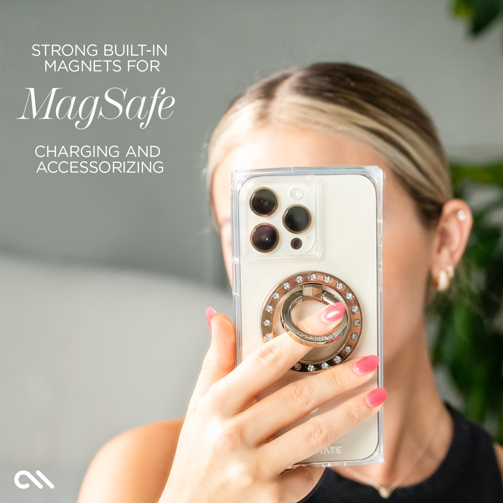 Case Mate Apple Iphone 15 Pro Max Case For Women | Compatible W/Magsafe | 12Ft Drop Protection | 6.7'' Iphone 15 Pro Max Magneti