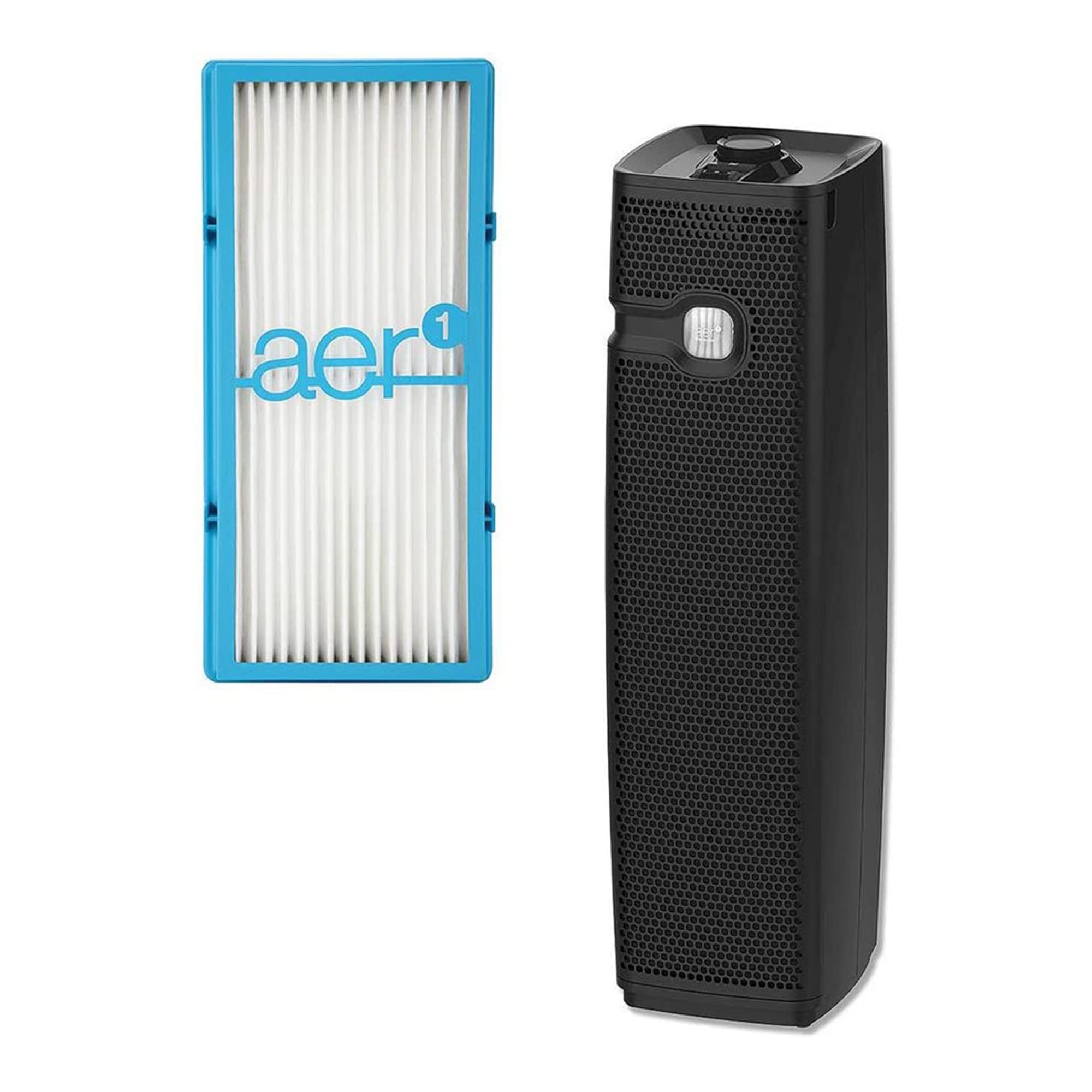 Holmes Hap9425B Aer1 Tower Slim Hepa Air Purifier With Ionizer And Visipure Filter Window And Filter Life Indicator Dial For Sma