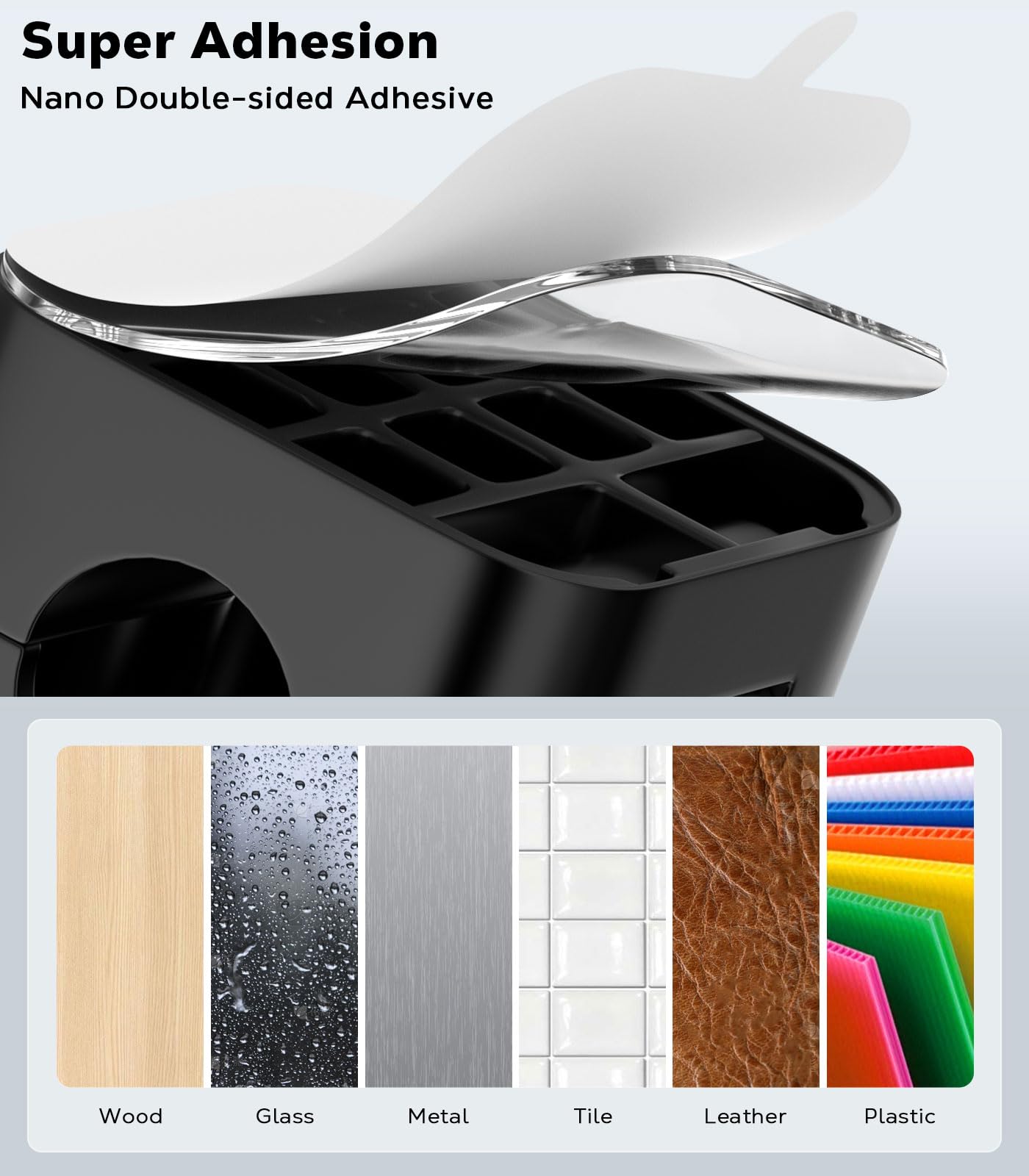 Moko 8 Pack Magnetic Cable Clips, Magnetic Desk Cord Organizer, Adhesive Magnetic Cord Holder, Cable Management Wire Holder Keep