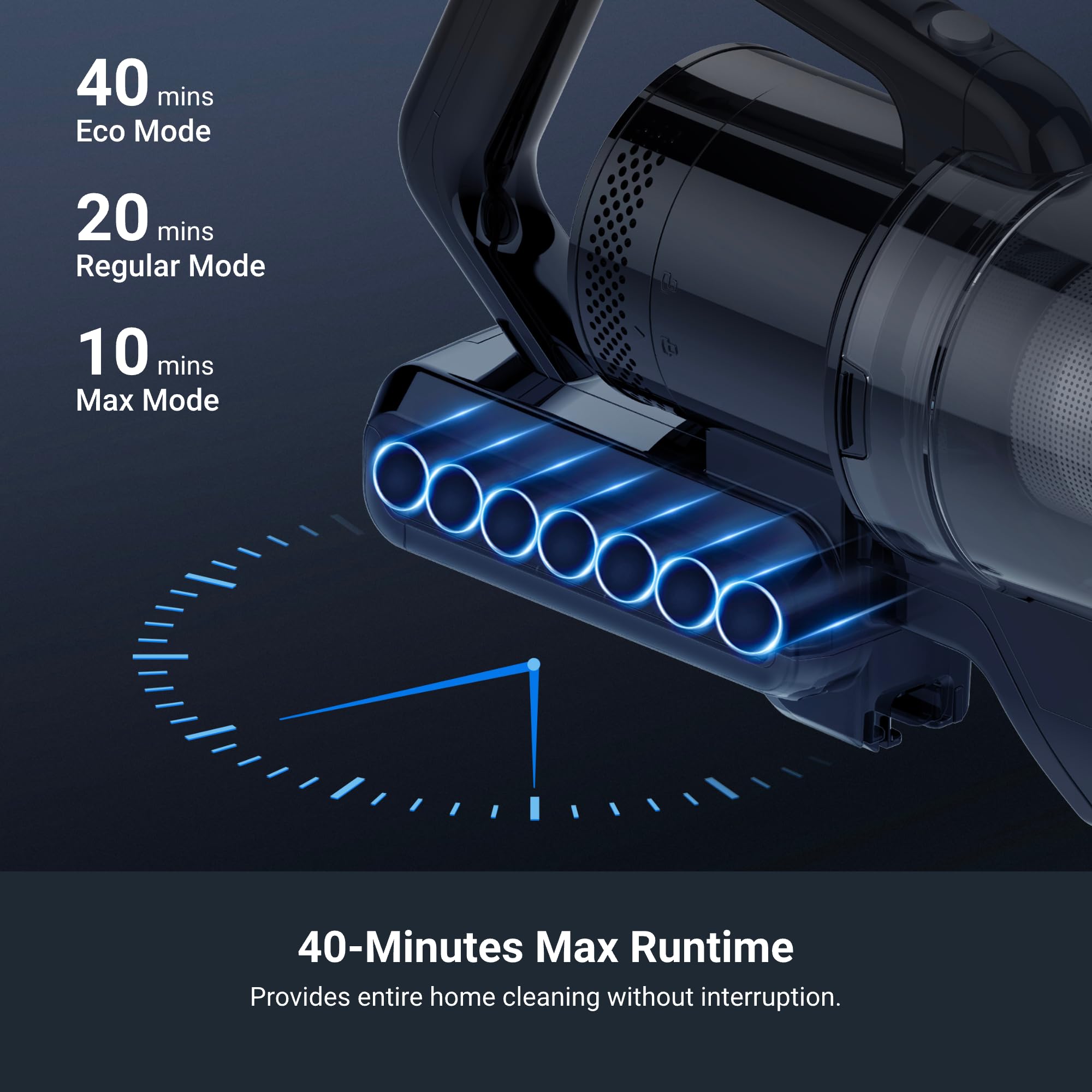 Eureka Rapidclean Pro Cordless Cleaner For Hard Floors Lightweight Vacuum Led Headlights, Convenient Stick And Handheld Vac, Gre