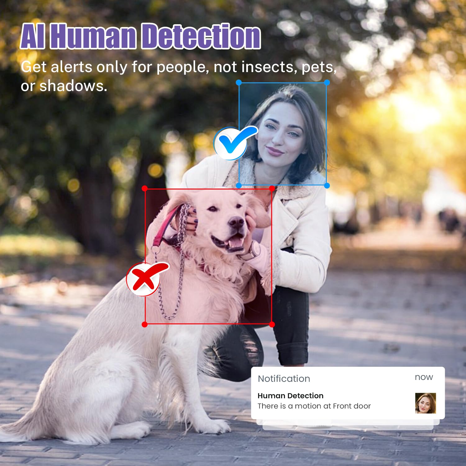 Boldhero Video Doorbell Camera 1080P Wireless Wi Fi Camera With Ai Motion Detection, Cloud Storage, Two Way Talk, Night Vison,2.