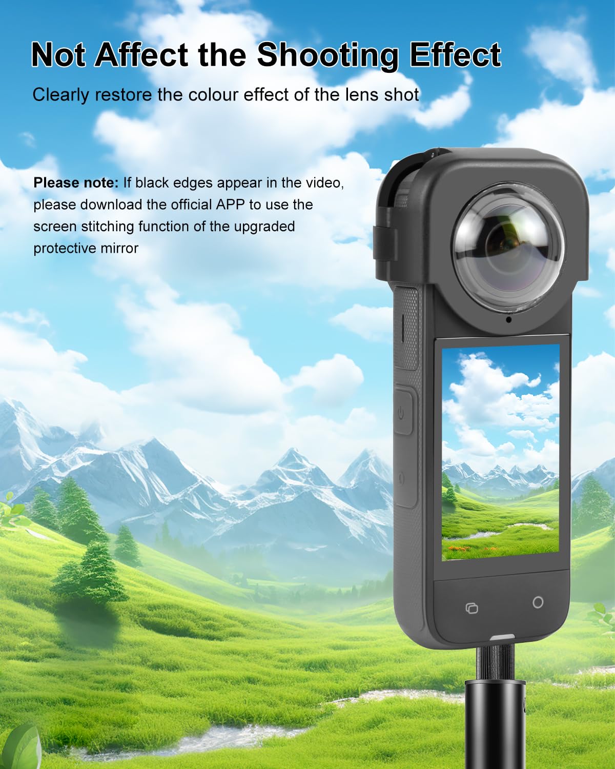 Puluz Lens Protector For Insta360 X4, Optical Glass Lens Guard Protective Cover For Insta 360 X4 Removable Waterproof & Anti Scr