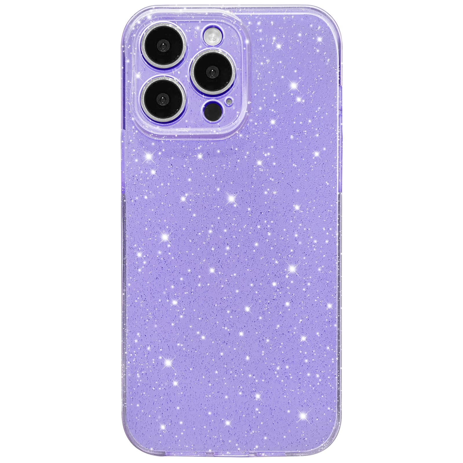Hython Case For Iphone 13 Pro Max Case Glitter Cute Sparkly Shiny Bling Sparkle Phone Cases 6.7'', Thin Slim Fit Soft Tpu Bumper