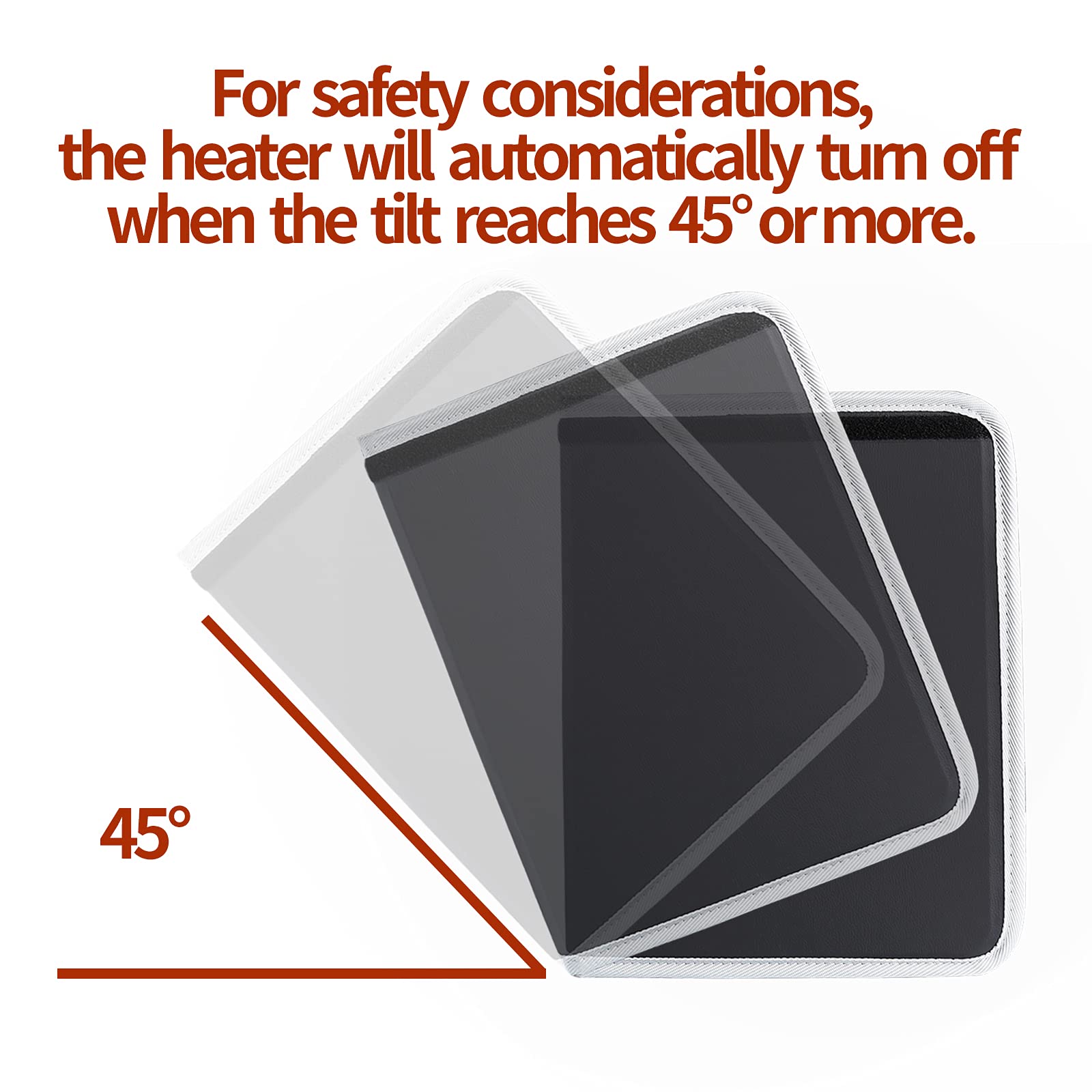 Maxcom Portable Electric Space Heater With Timer, Extra Warmth For Legs, Ankles, Feet   Foldable & Portable & Quiet Heating   Fo