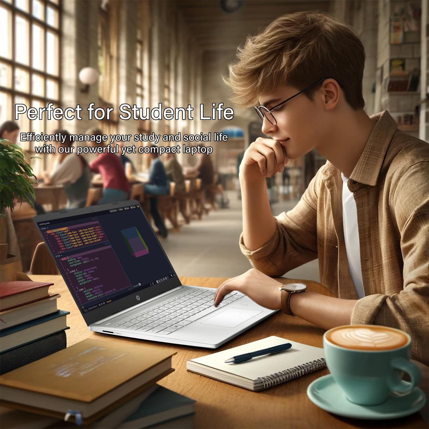 Hp 14'' Hd Laptop | Back To School Limited Edition With 1 Year Microsoft 365 | Intel Quad Core Processor | 32Gb Ram | 1Tb Storag
