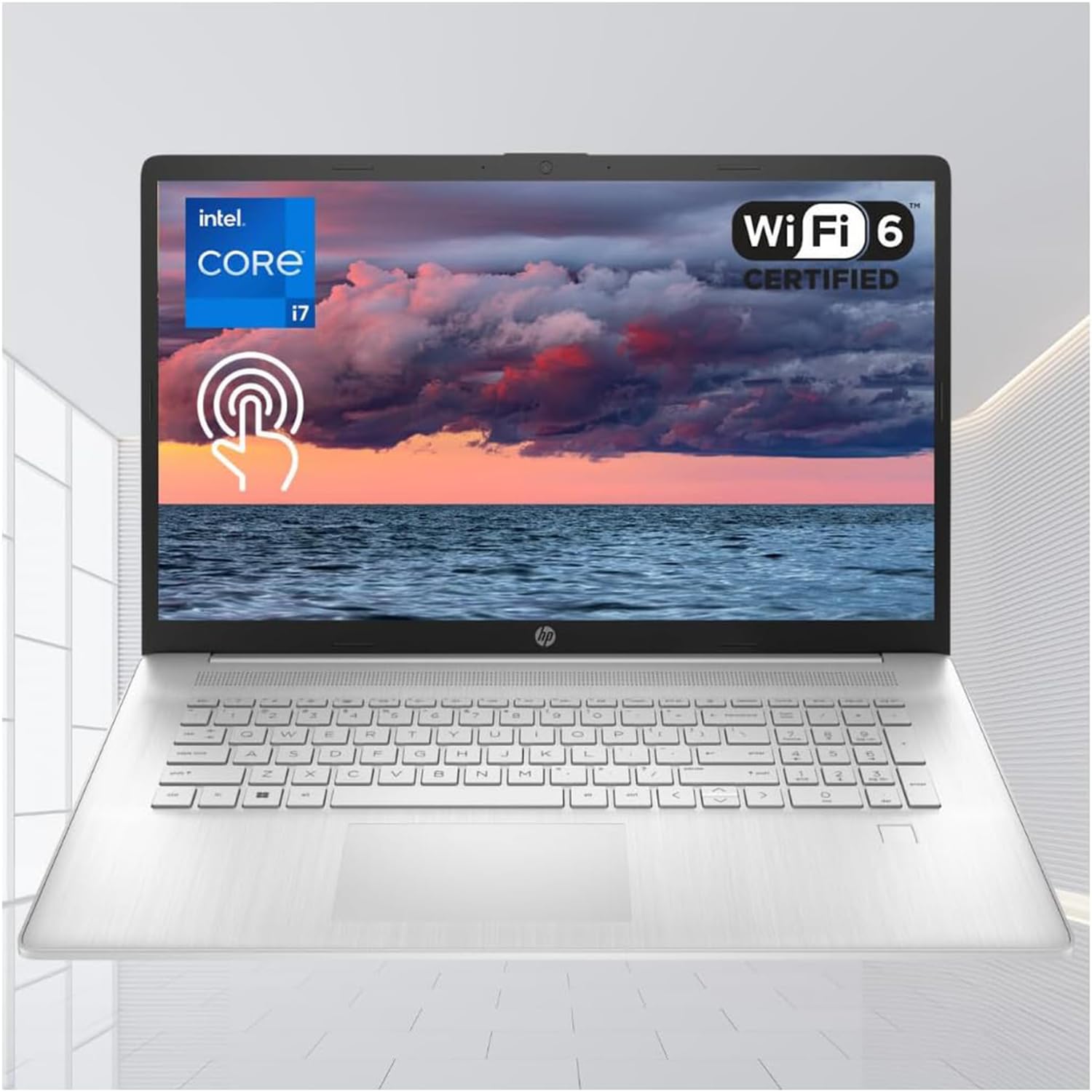 Hp 2023 Newest Notebook Laptop, 17.3'' Hd+ Touchscreen, 13Th Gen Intel Core I7 1355U Processor, 64Gb Ram, 1Tb Pcie Ssd, Fingerpr