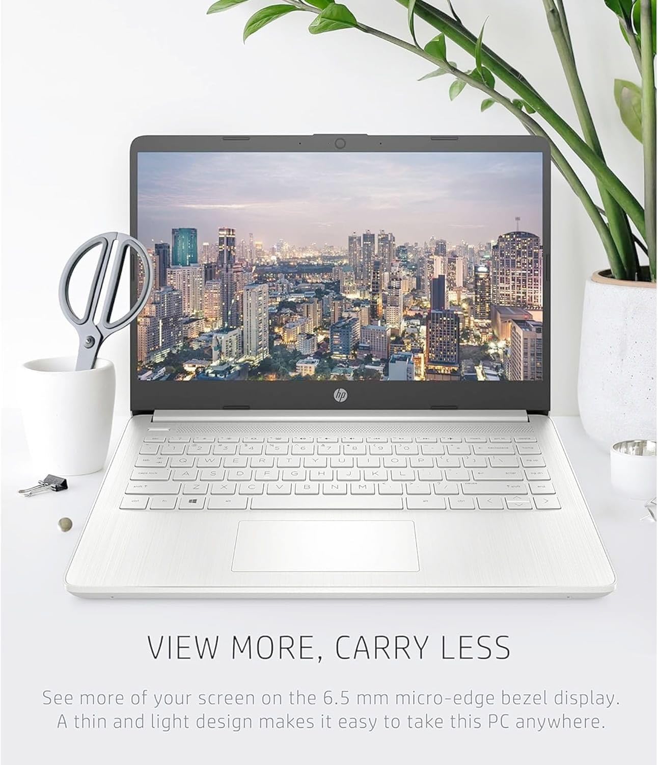 Hp Flagship 14'' Laptop With Free Ai-Powered Microsoft 365 | Bluetooth Earphones | 16Gb Ram | 512Gb External Drive & 64Gb Onboar