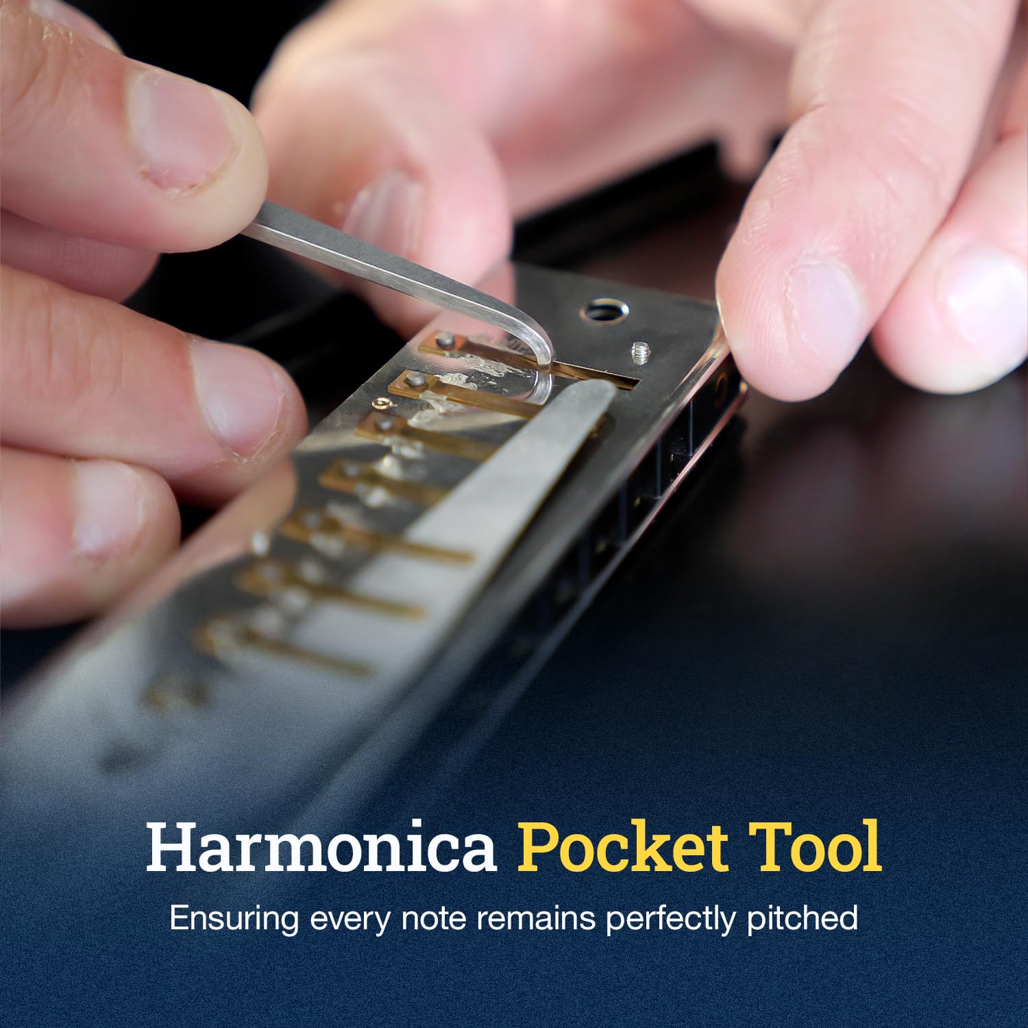 Harmonica 12 In 1 Repair Tool Kit By Harmo   4 1/2 X 7/8 X 5/8 Inch Pocket Tool Set For Harmonica Service & Maintenance, Suited