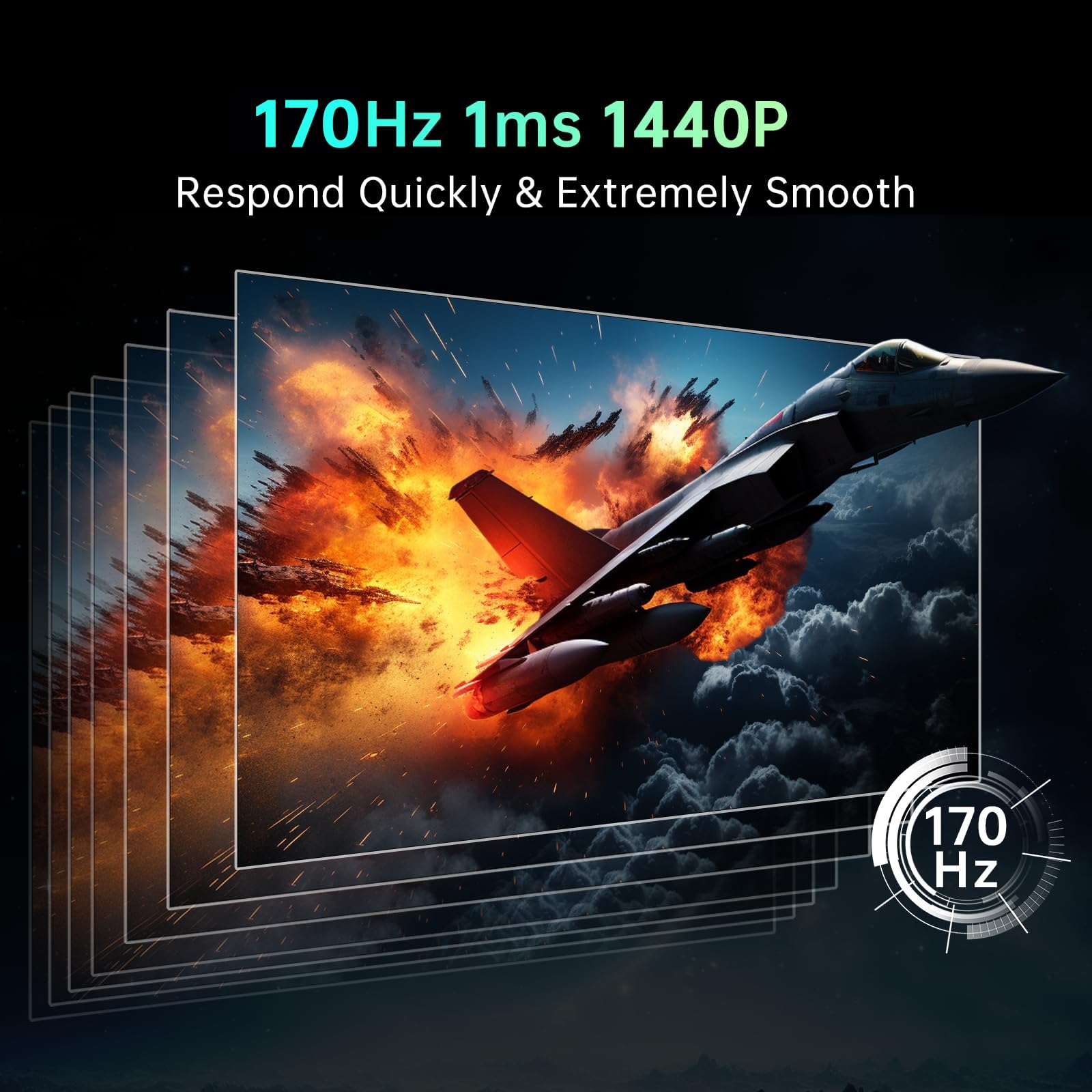 Ktc 32 Inch Curved Gaming Monitor, 165Hz 1Ms Mprt, 2K 1440P 144Hz Monitor, 1500R Hva Display, Freesync Premium, Hdr, 120% Srgb,