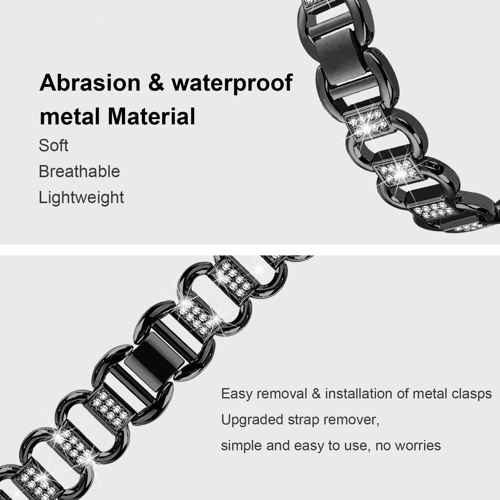 Joyozy Bling Jewelry Bands Compatible With Samsung Galaxy Watch 5 40Mm 44Mm/Galaxy Watch 5 Pro 45Mm/Galaxy Watch 4 40Mm 44Mm/Wat