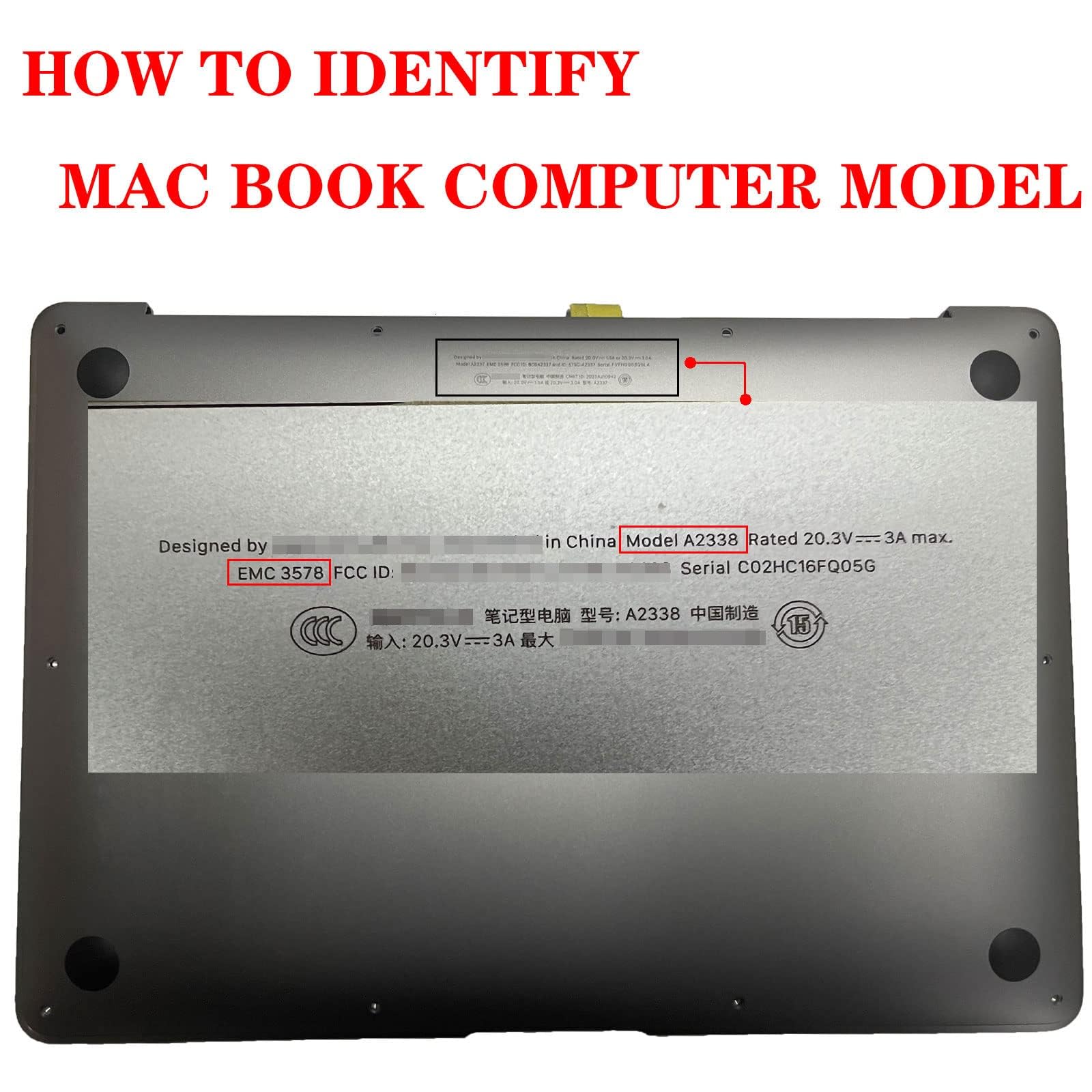 Screen Replacement For Macbook Air 13.3'' A2179 2020 Year A1932 2019 Year Retina Full Lcd Display Assembly 2560X1600 Emc 3302 Em