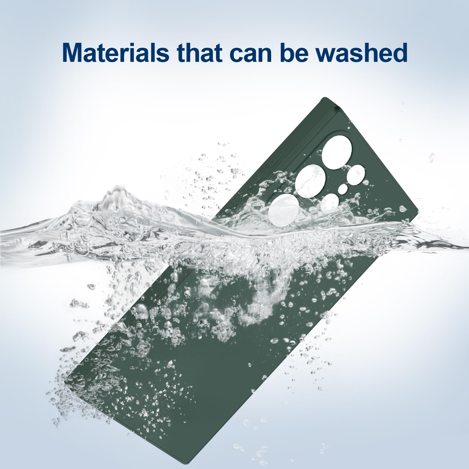 Giiyoon Silicone Case Compatible With Samsung Galaxy S23 Ultra 5G, Full Body Silky Soft Touch Phone Case With Camera Protection,