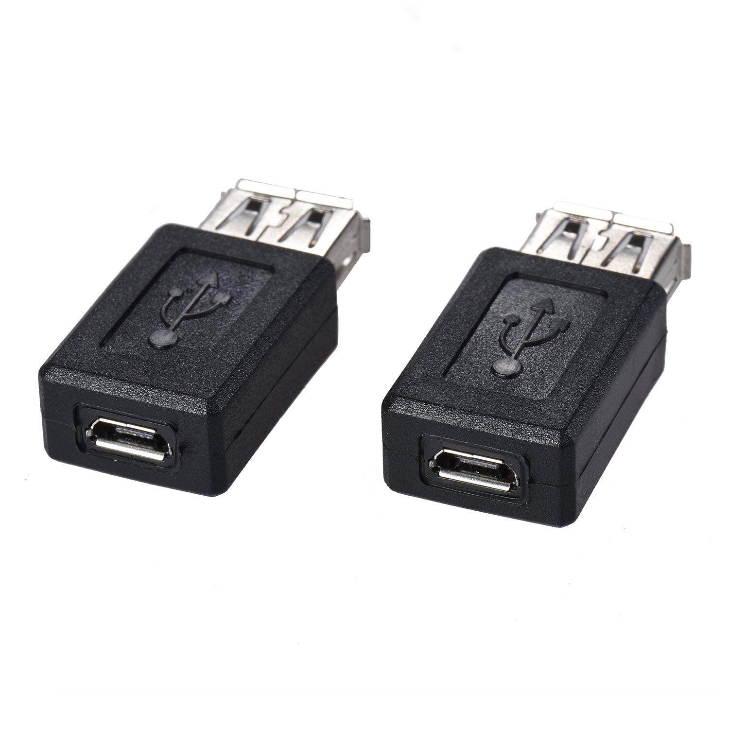 Warmstor 3-Pack Usb 2.0 A Female To Micro Usb Female Adapter Converter Connector Support Data Sync & Charging