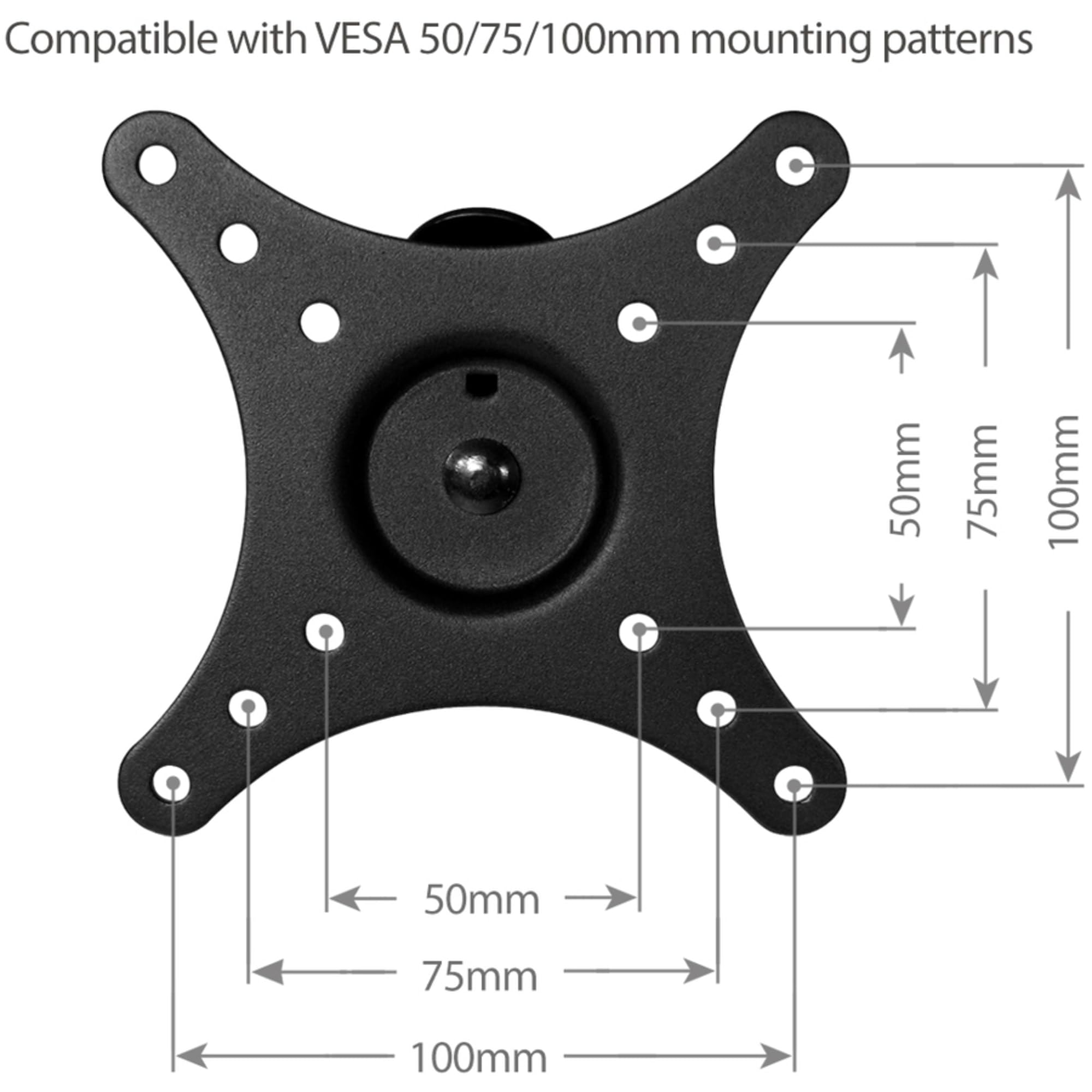 Siig Ce Mt0A12 S1 Lcd Tv/Monitor Tilting Mount For 10 Inch To 26 Inch Screen, Black