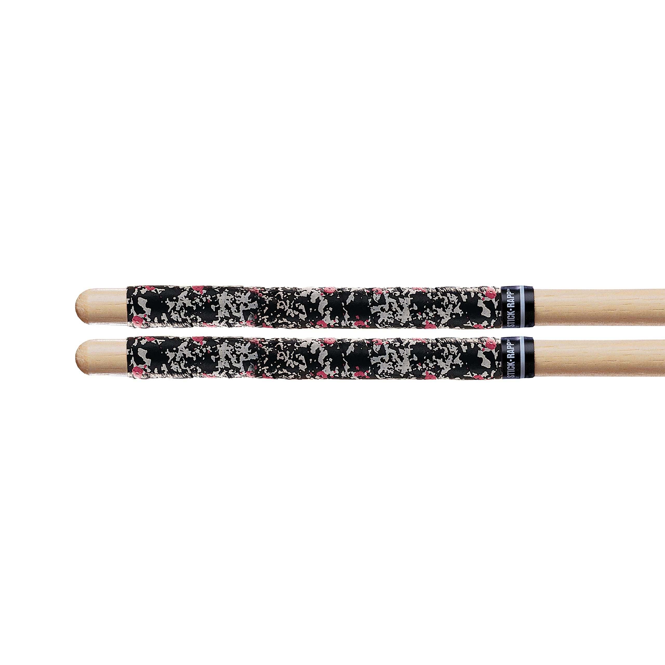 Promark SR3BLA Stick Rapp Drumstick Wrap, Black Splatter