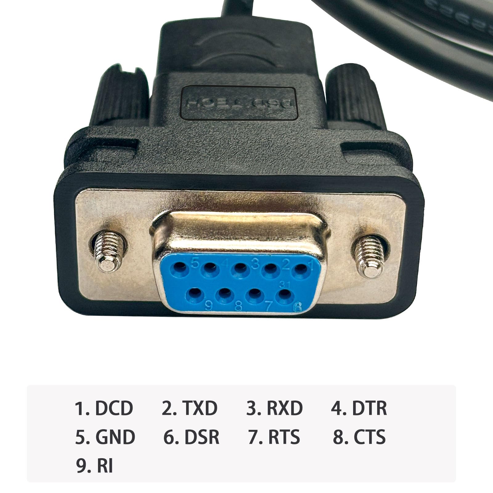 Dsd Tech Sh-Rs232G Usb To Serial Db9 Female Cable Built-In Ftdi Ft232Rl Chip