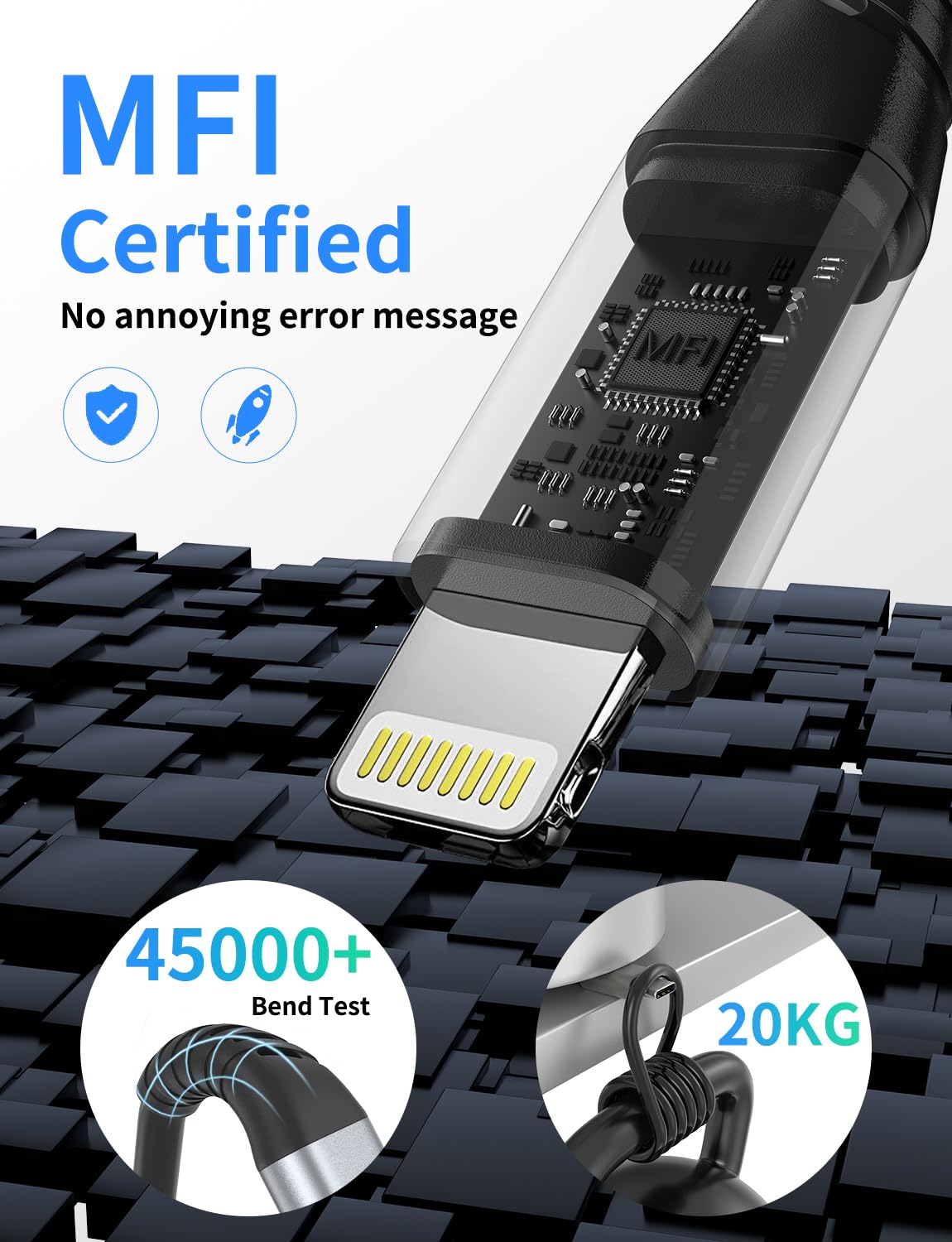 Coiled Usb C To Lightning Cable, 2Pack Retractable Usb C Iphone Charger Cord For Car Short Coiled Usb Tpye C To Lightning Cable