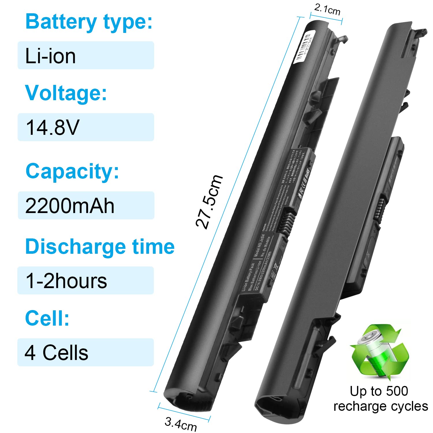 919700 850 Laptop Battery For Jc03 Jc04 919681 421 Hstnn Lb7V Hstnn Db8E Hstnn H7Bx Hstnn L67N Hstnn Pb6Y Tpn C129 Tpn C130 Tpn