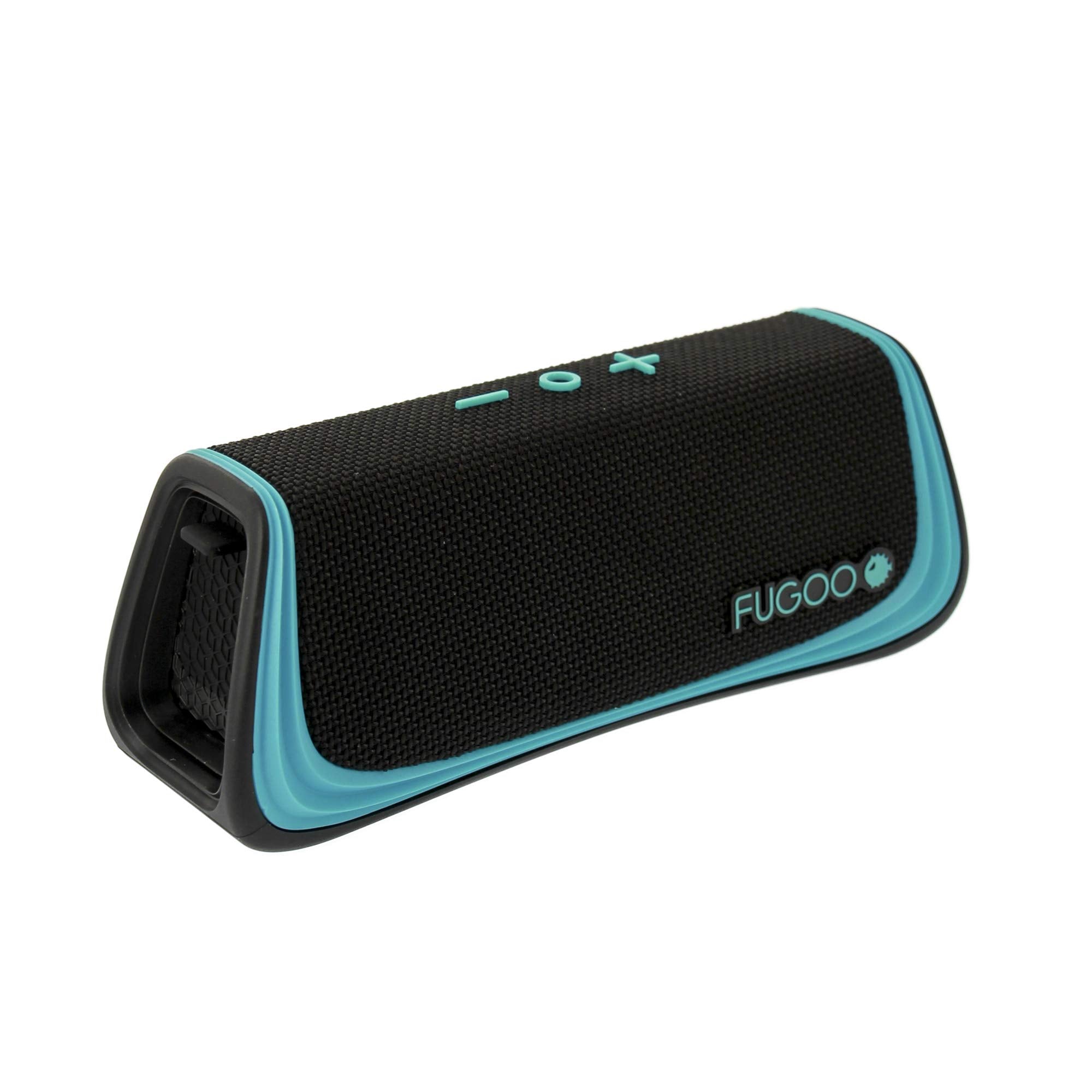 Fugoo Sport   Portable Rugged Bluetooth Wireless Speaker Waterproof Longest 40 Hrs Battery Life (Black/Teal)