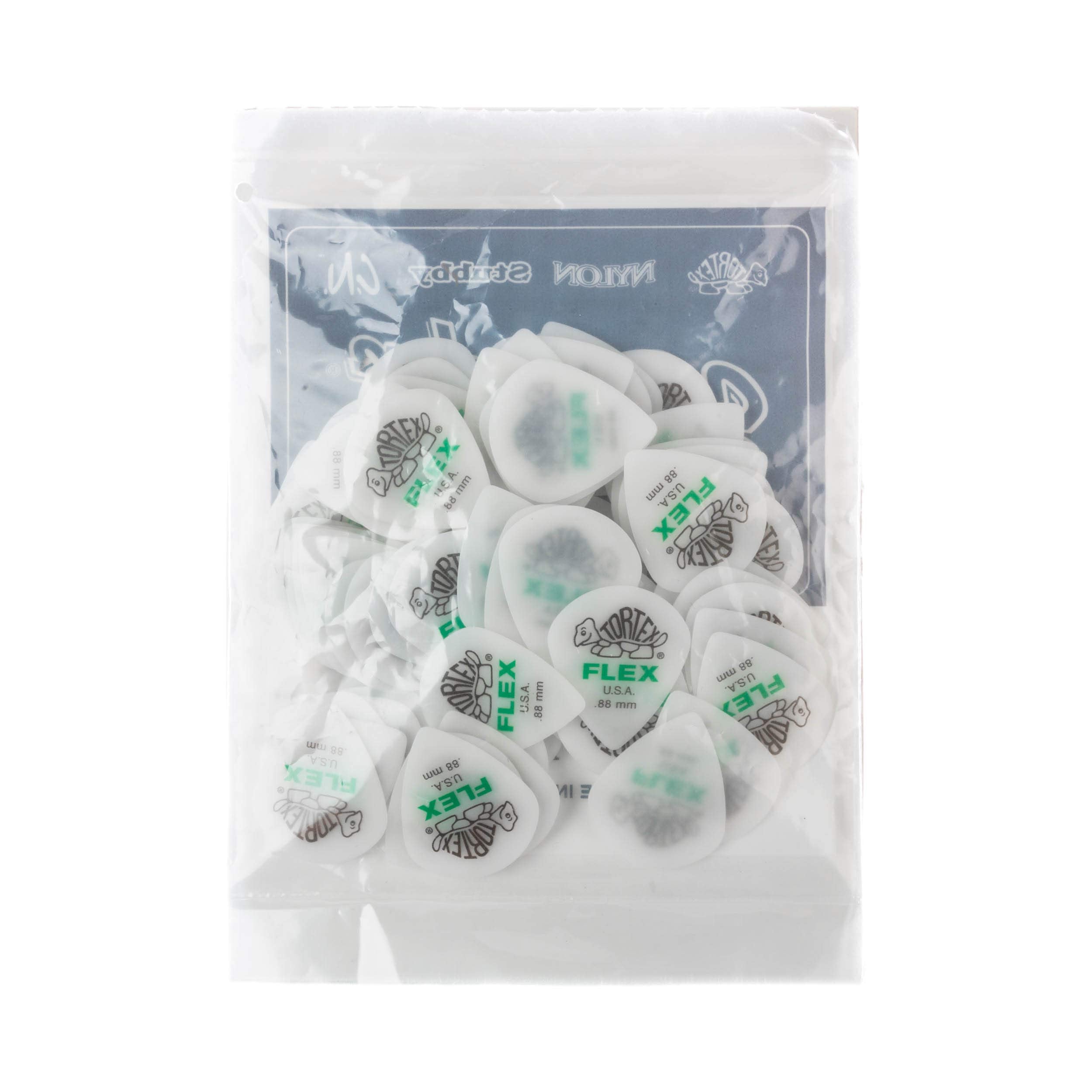 Jim Dunlop Tortex Flex Jazz Iii Xl .88Mm 72 Pack Guitar Picks (466R.88)