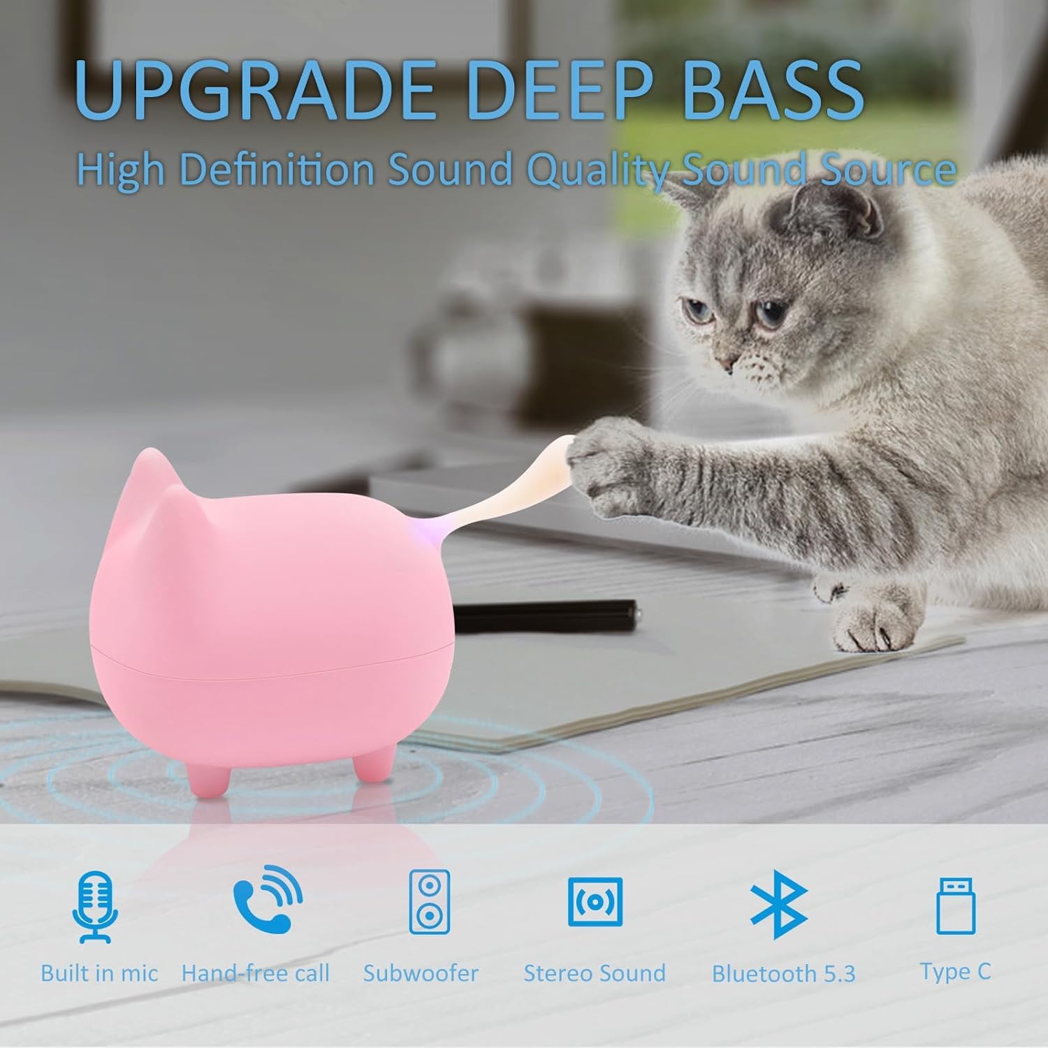 Portable Bluetooth Speaker, Mini Wireless Speakers With Clarity Stereo, Super Bass,Tws Pairing,Built In Mic,40H Playtime,Bt5.3,P