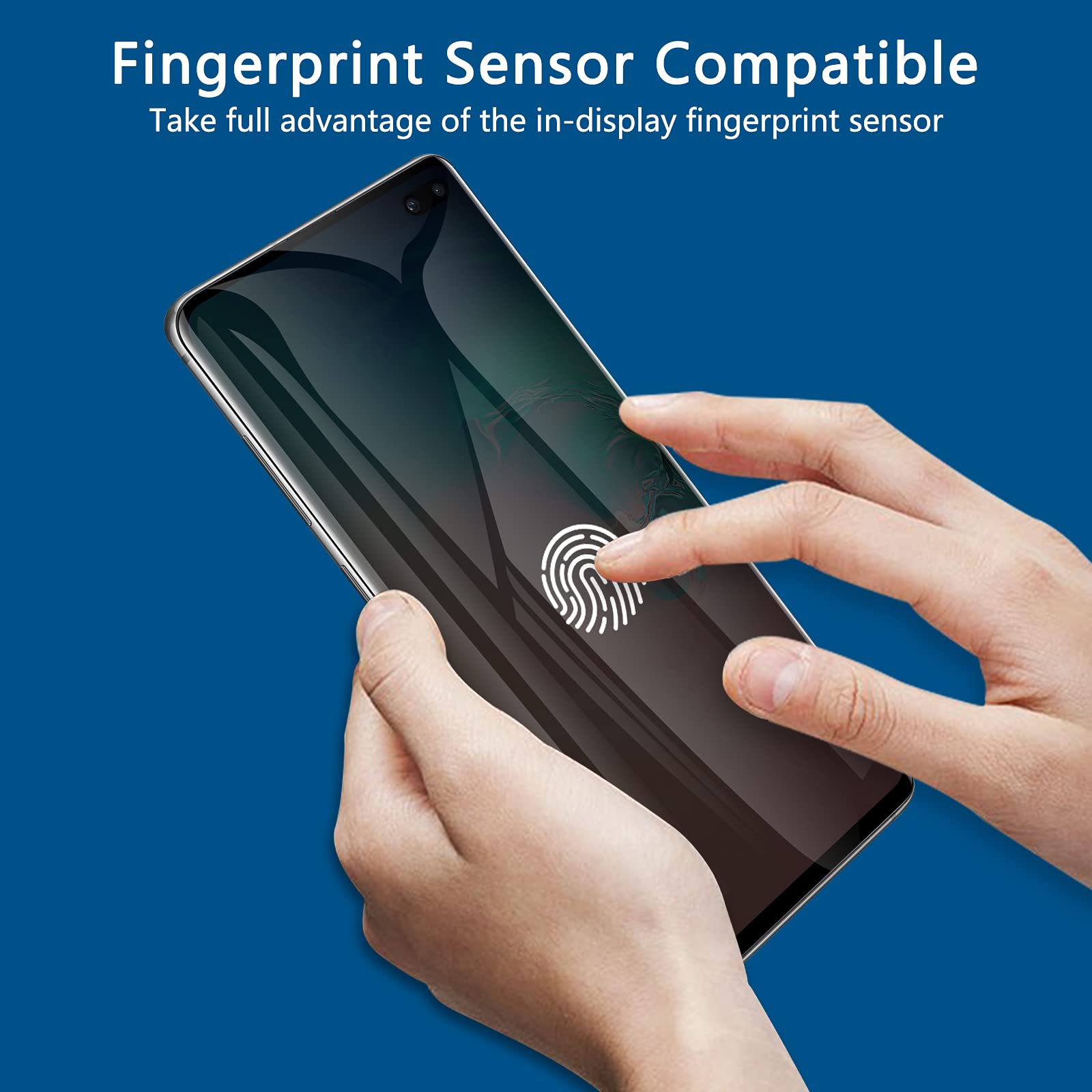 Lywhl [2 Pack] For Samsung Galaxy S10 Plus Privacy Screen Protector, Anti Spy Private Flexible Tpu Film For Samsung Galaxy S10+